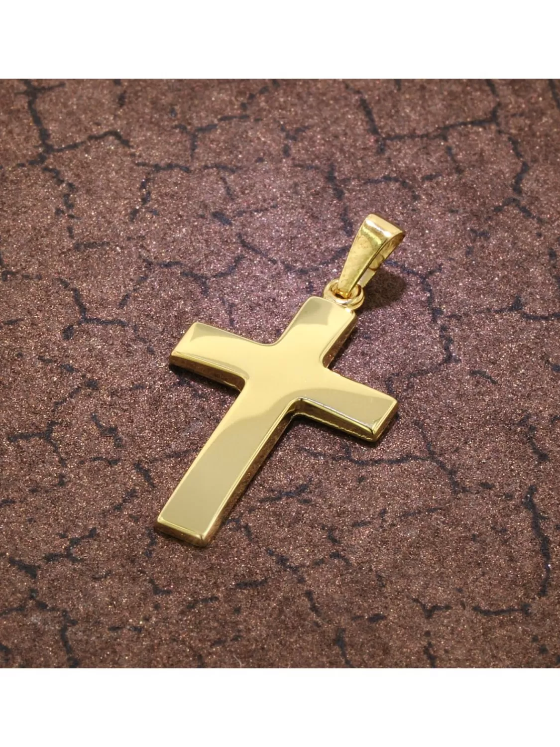 trendor Anhanger Kreuz Gold 585 (14 Karat) 24 Mm | Herrenschmuck