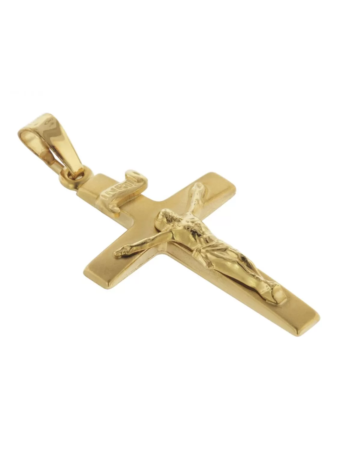 trendor Anhanger Kruzifix 24 Mm Gold 750 / 18 Karat | Herrenschmuck