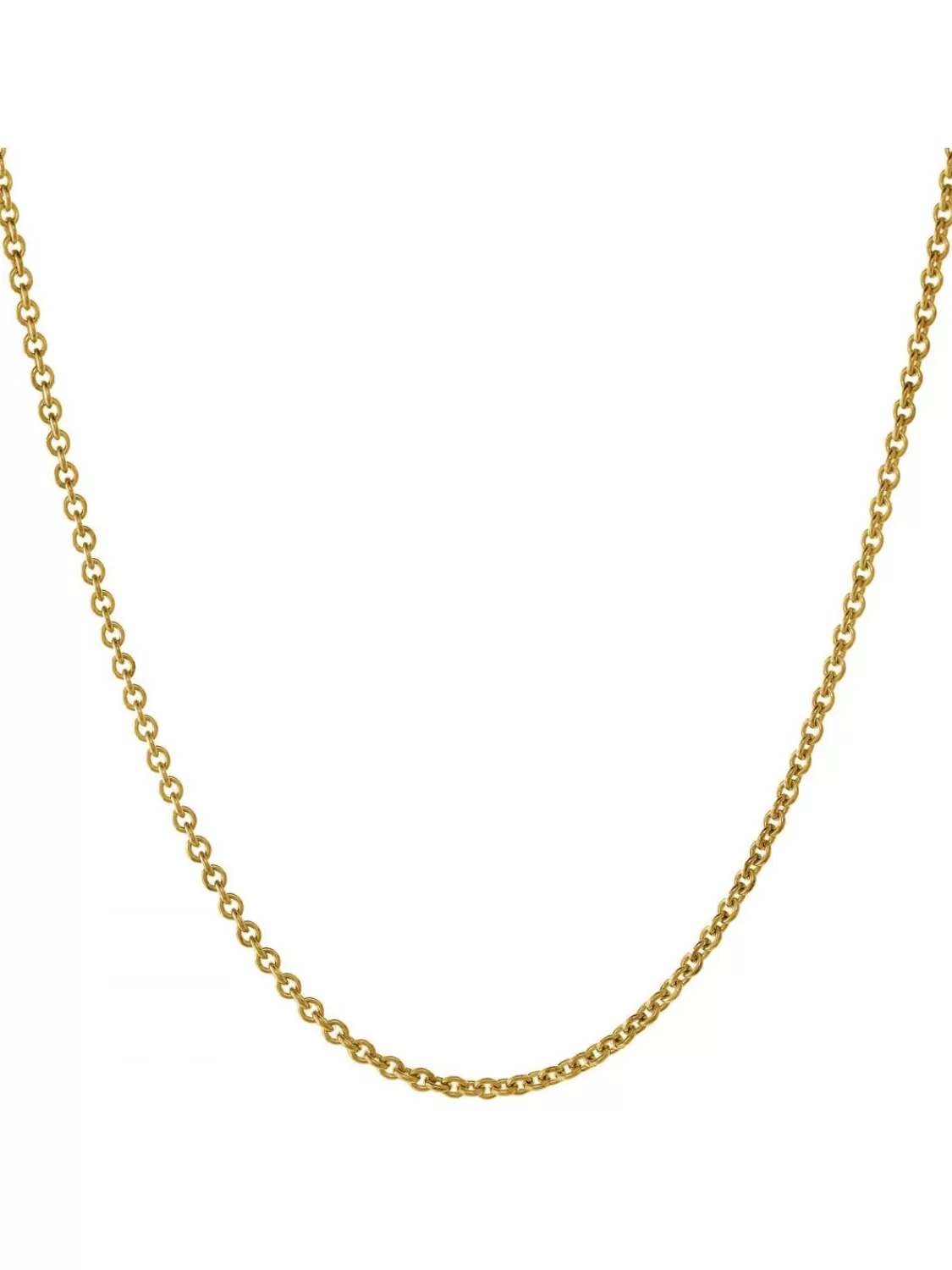 trendor Ankerkette Gold Auf Silber 925 Rundanker O 1,5 Mm | Herrenschmuck