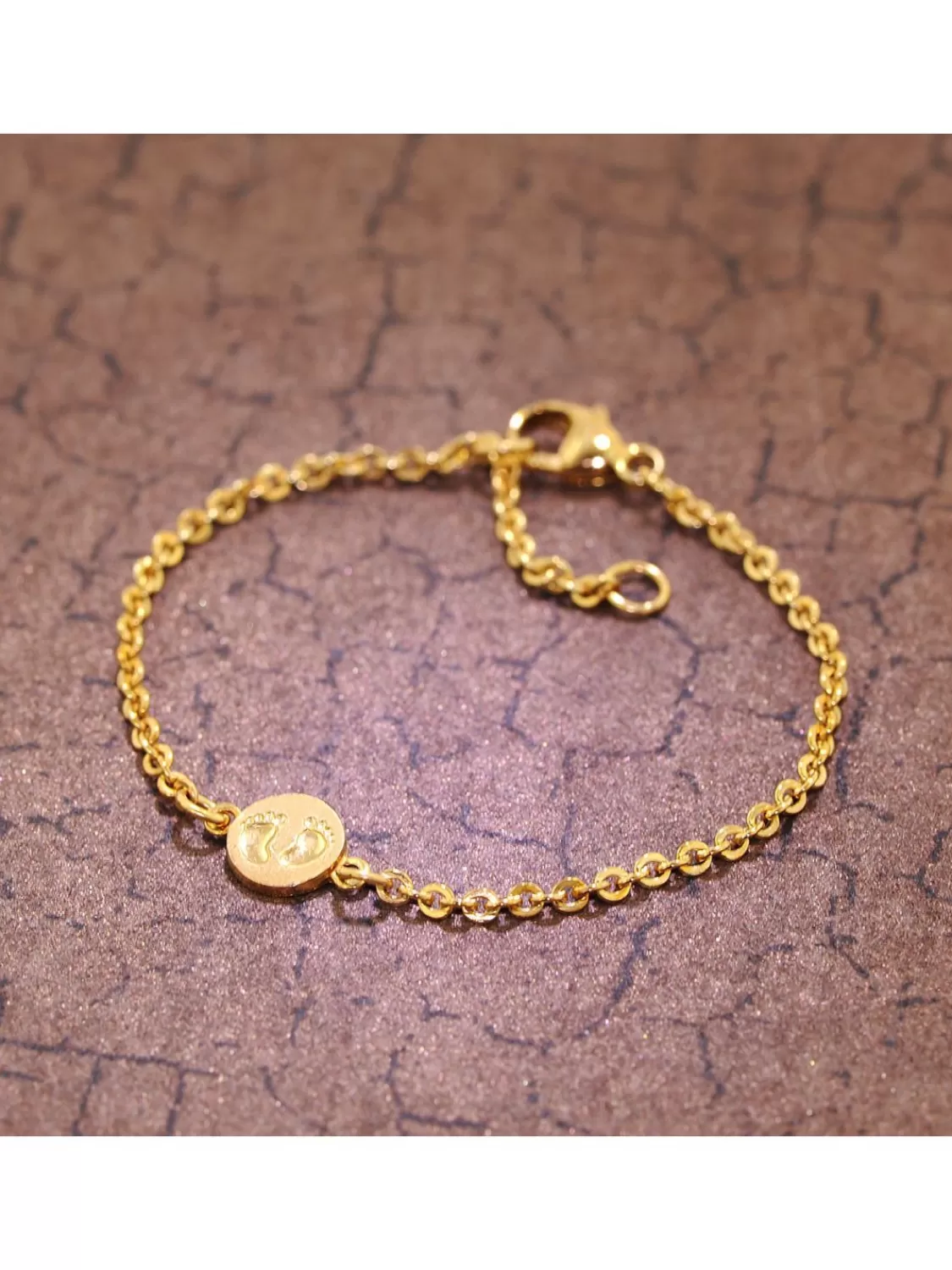 trendor Armband Fur Babys 333 Gold/8 Kt Mit Babyfuse-Plakette 14 Cm | Kinderschmuck