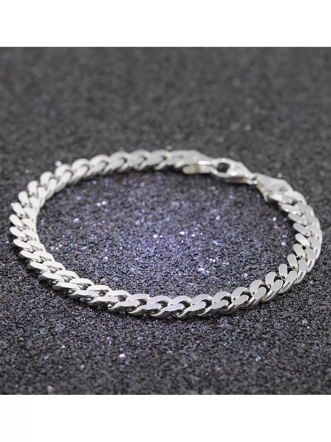 trendor Armband Fur Manner 925 Silber Massiv Panzerkette Breite 6,9 Mm | Herrenschmuck