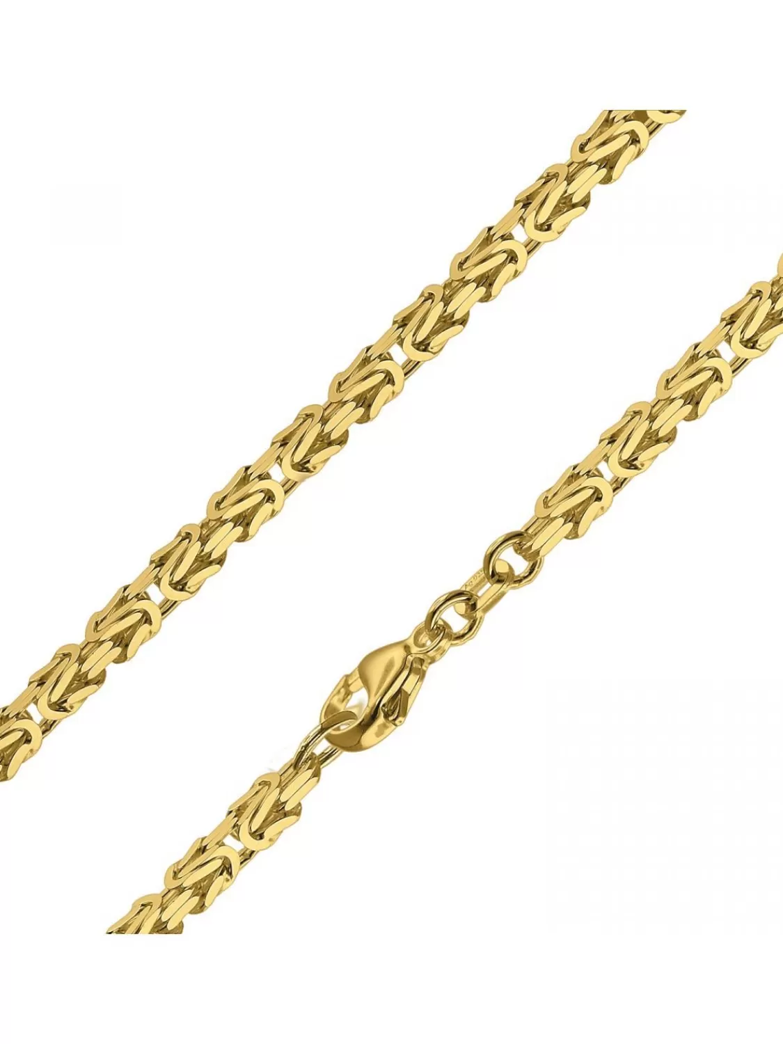 trendor Armband Konigskette Gold Auf 925 Silber 2,8 Mm Breite | Herrenschmuck