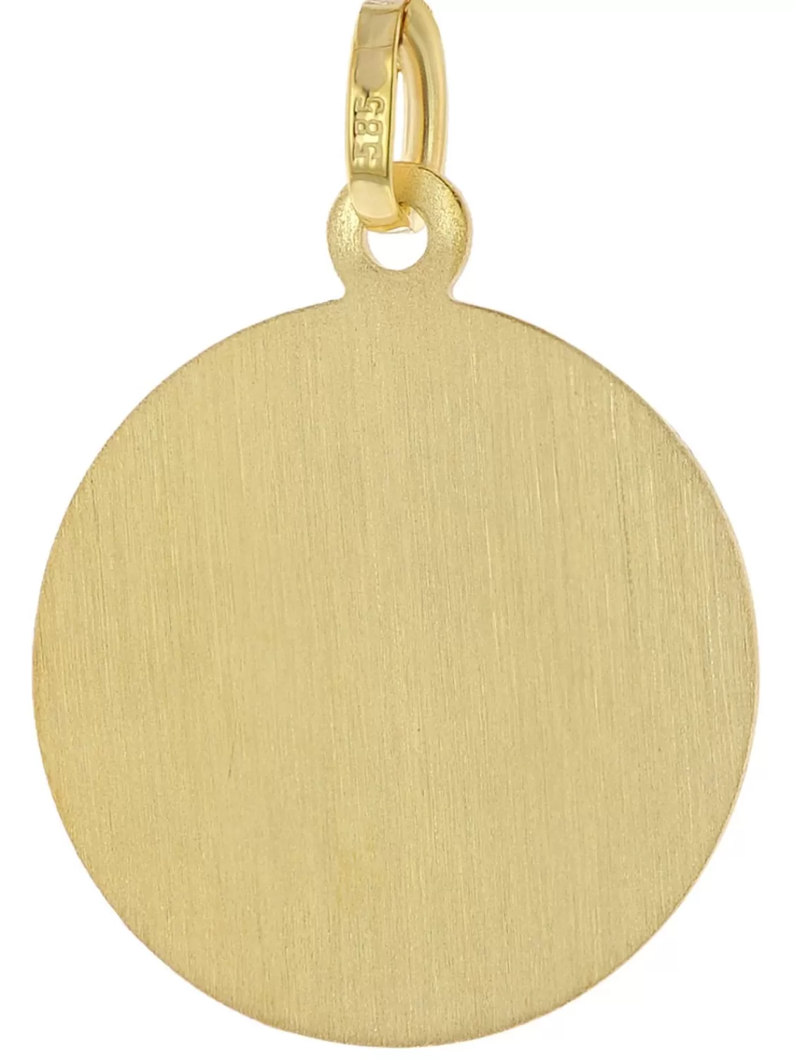 trendor Christophorus Gold 585 (14K) Schutzpatron Anhanger 16 Mm | Herrenschmuck