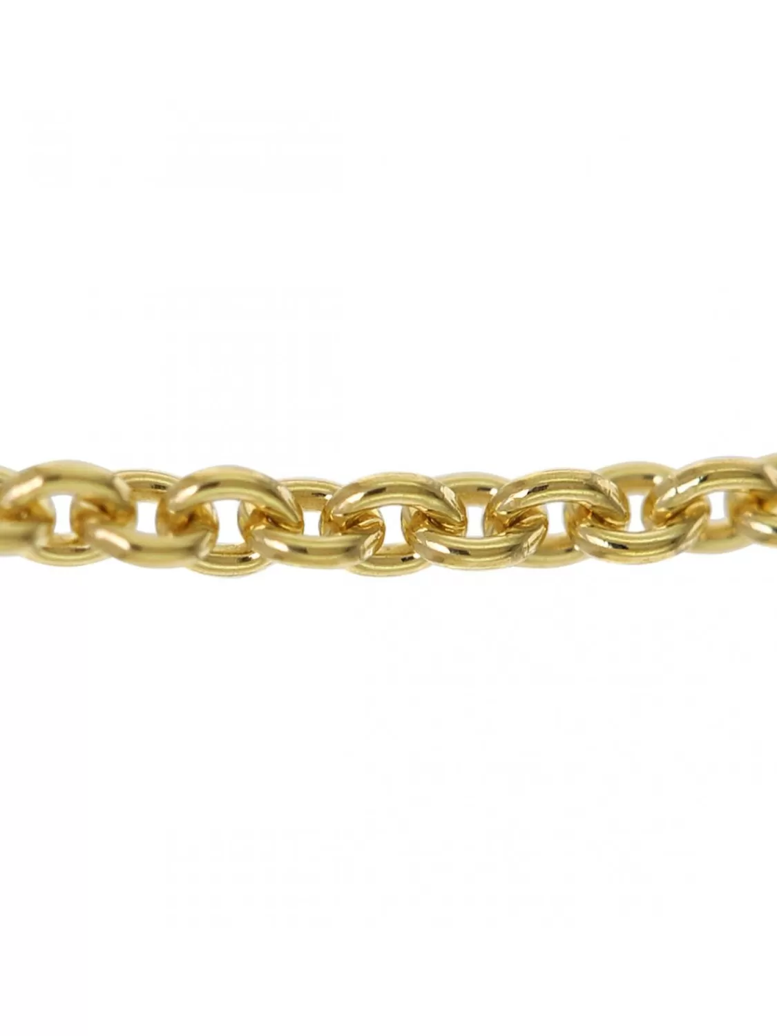 trendor Collier-Kette Silber 925 10M Goldplattiert Ankermuster 1,5 Mm | Herrenschmuck