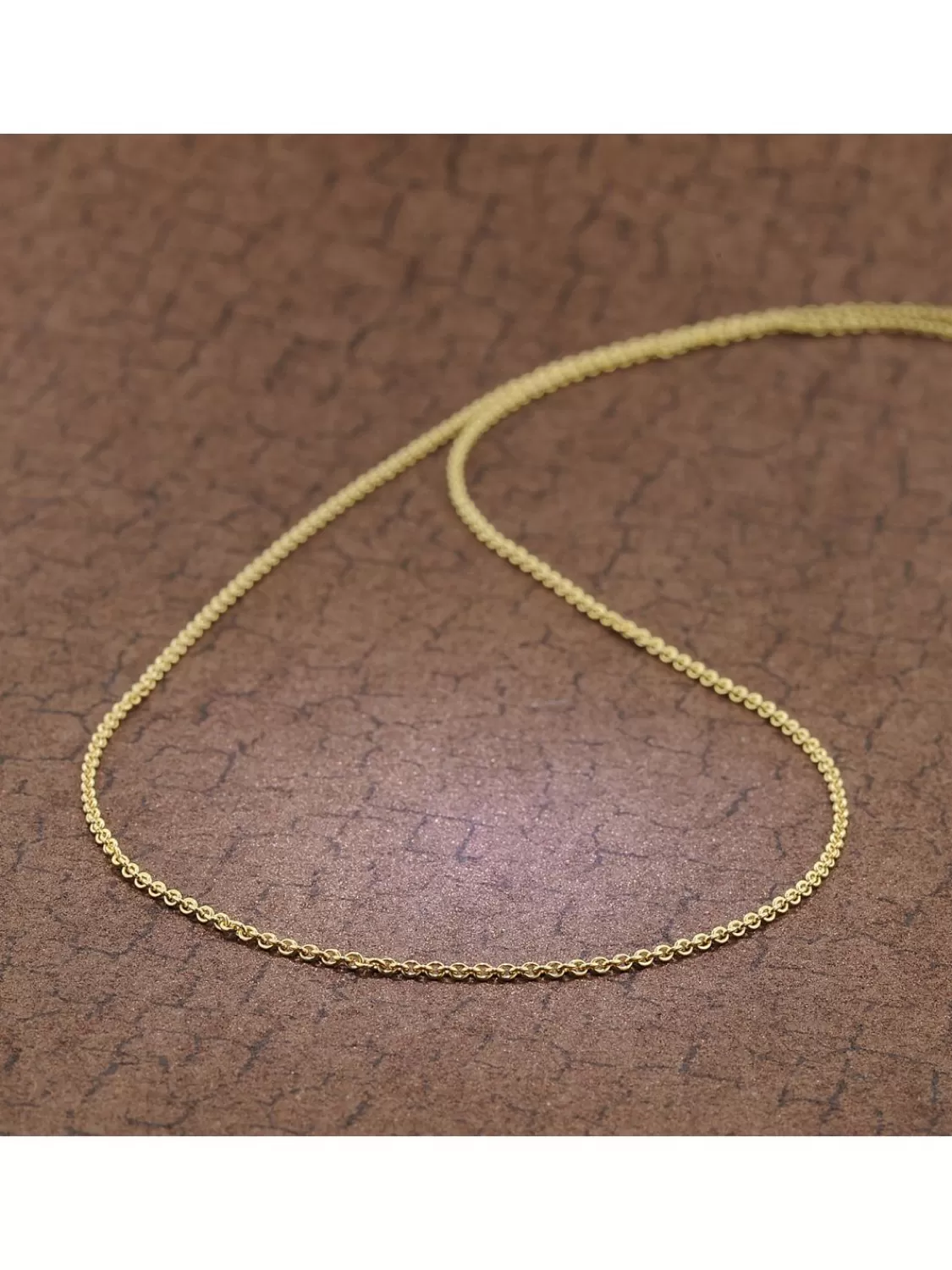 trendor Collier-Kette Silber 925 10M Goldplattiert Ankermuster 1,5 Mm | Herrenschmuck