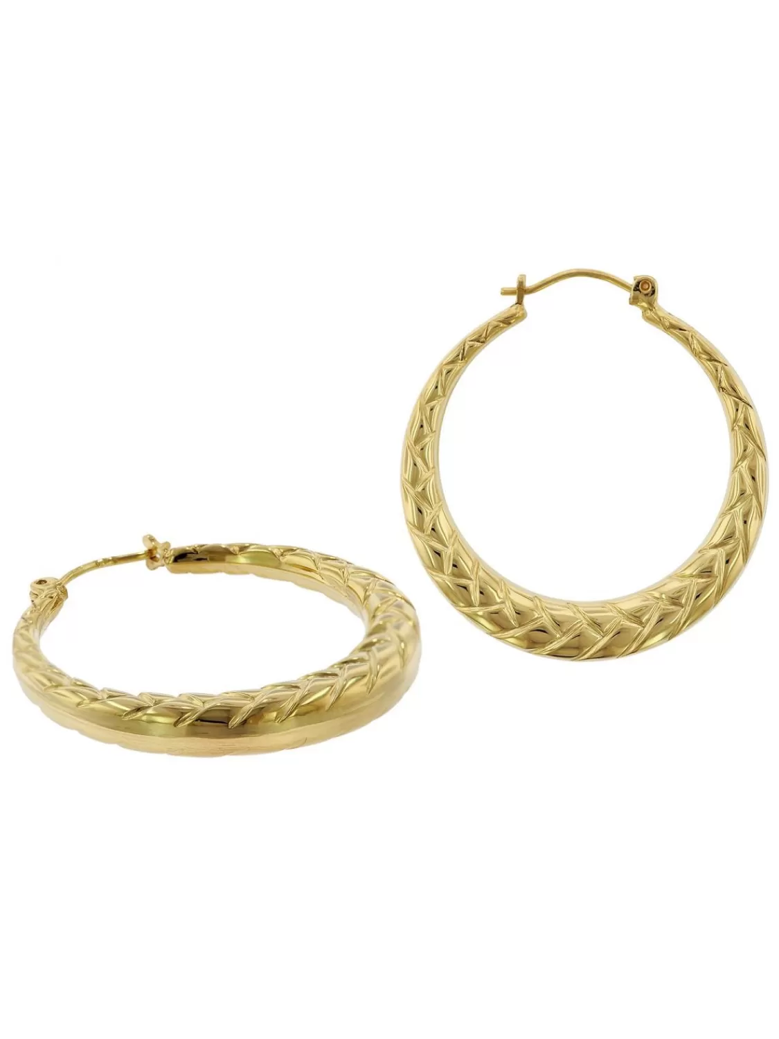trendor Creolen Ohrringe 333 Gold 8 Karat 28 Mm | Damenschmuck