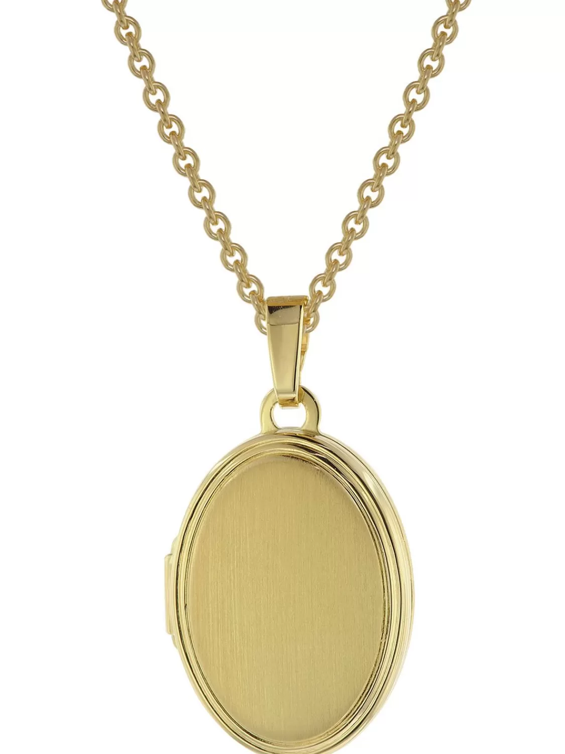 trendor Damen Medaillon Mit Halskette Gold Auf Silber 925 | Damenschmuck