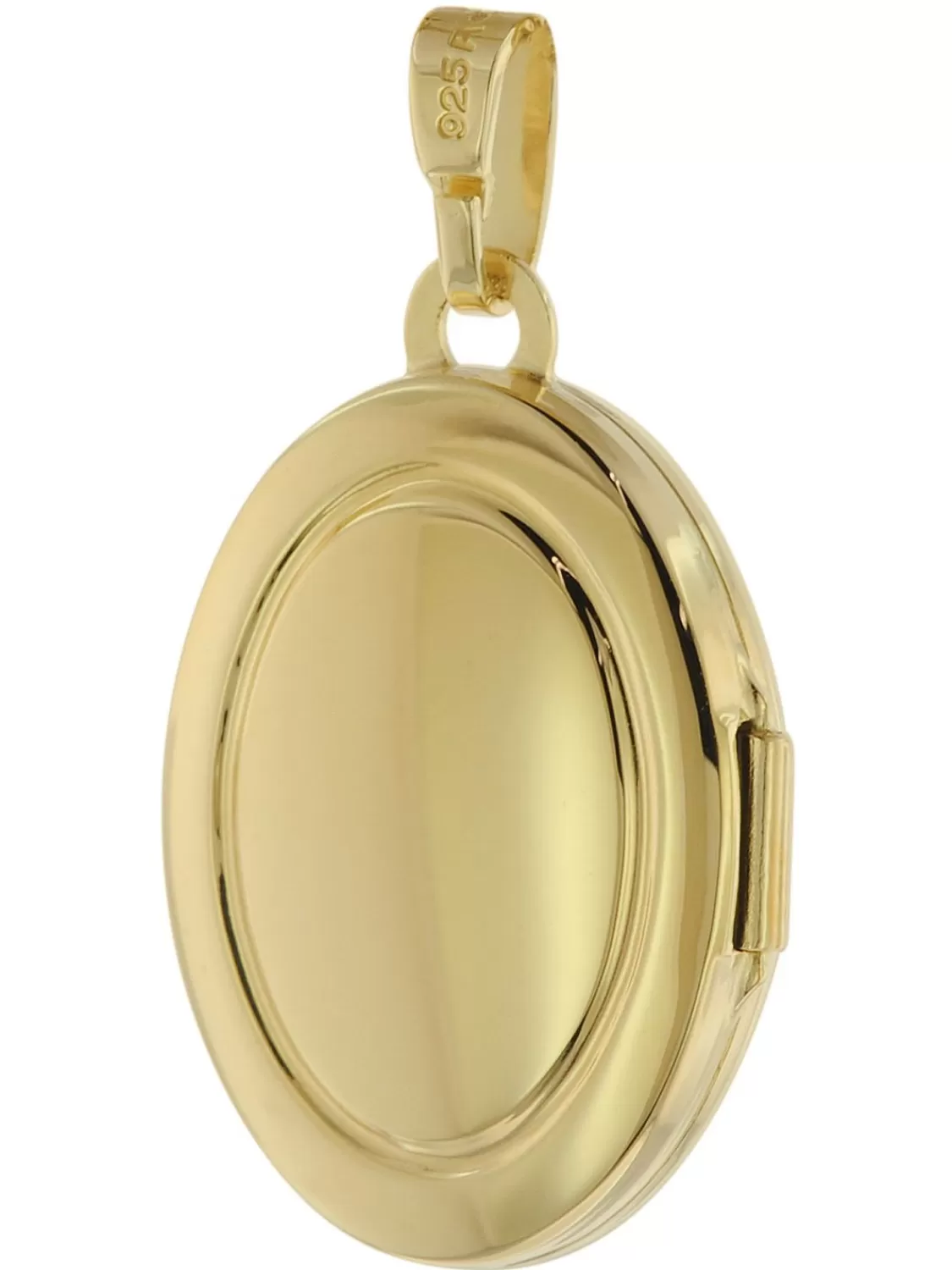 trendor Damen Medaillon Mit Halskette Gold Auf Silber 925 | Damenschmuck