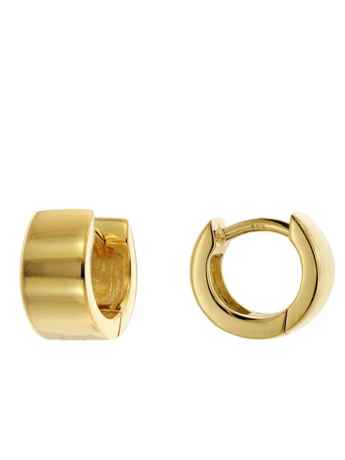 trendor Damen Ohrringe Gold 333/8K Creolen O 10 Mm | Damenschmuck