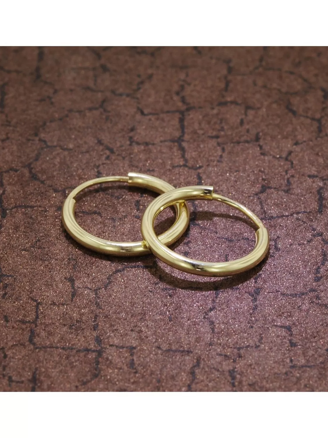 trendor Damen Ohrringe Gold 333 / 8K Creolen Breite 2 Mm O 15 Mm | Damenschmuck