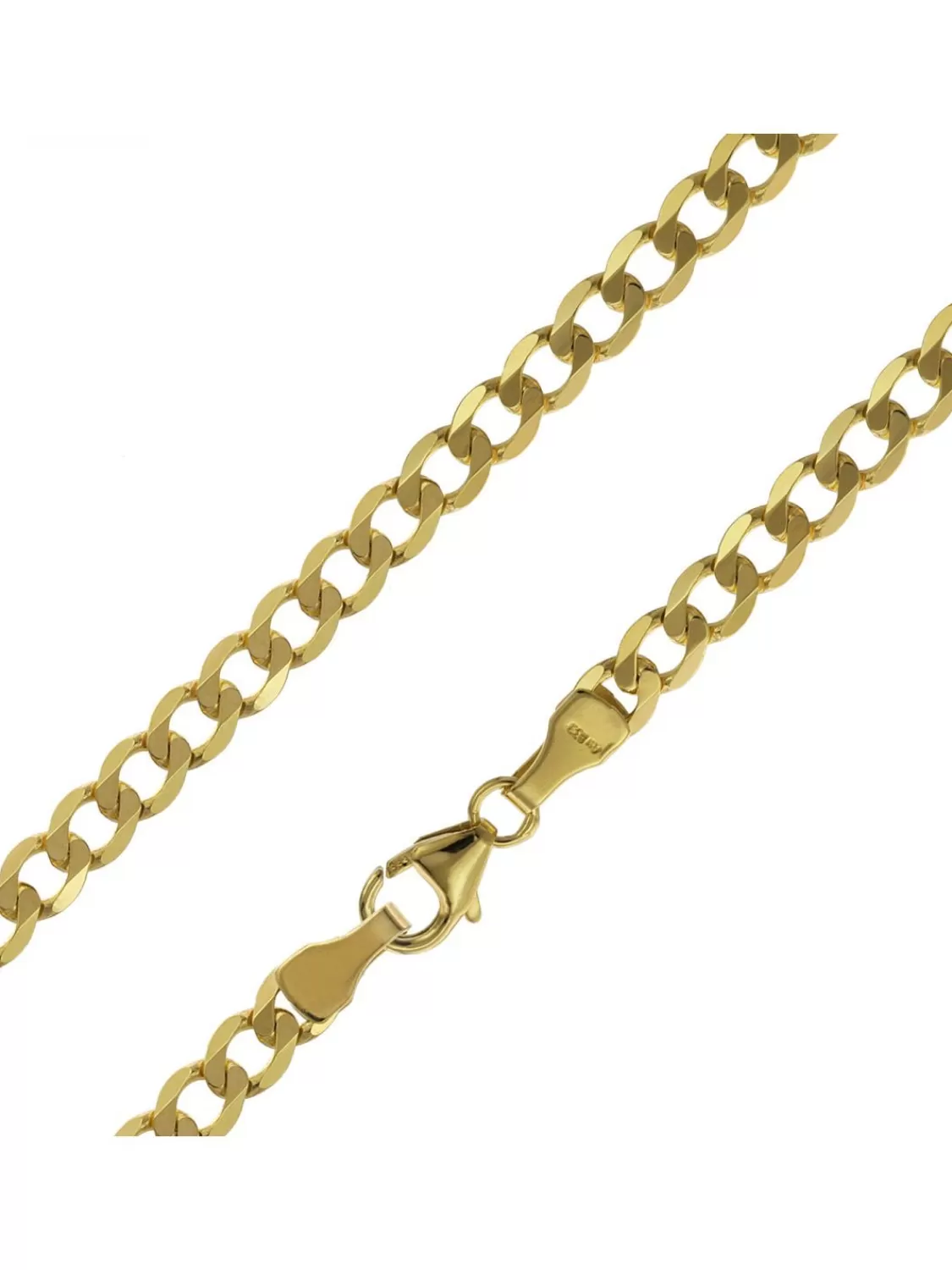 trendor Damen Panzer-Armband Gold 333 (8 Karat) 3,9 Mm Breit | Damenschmuck