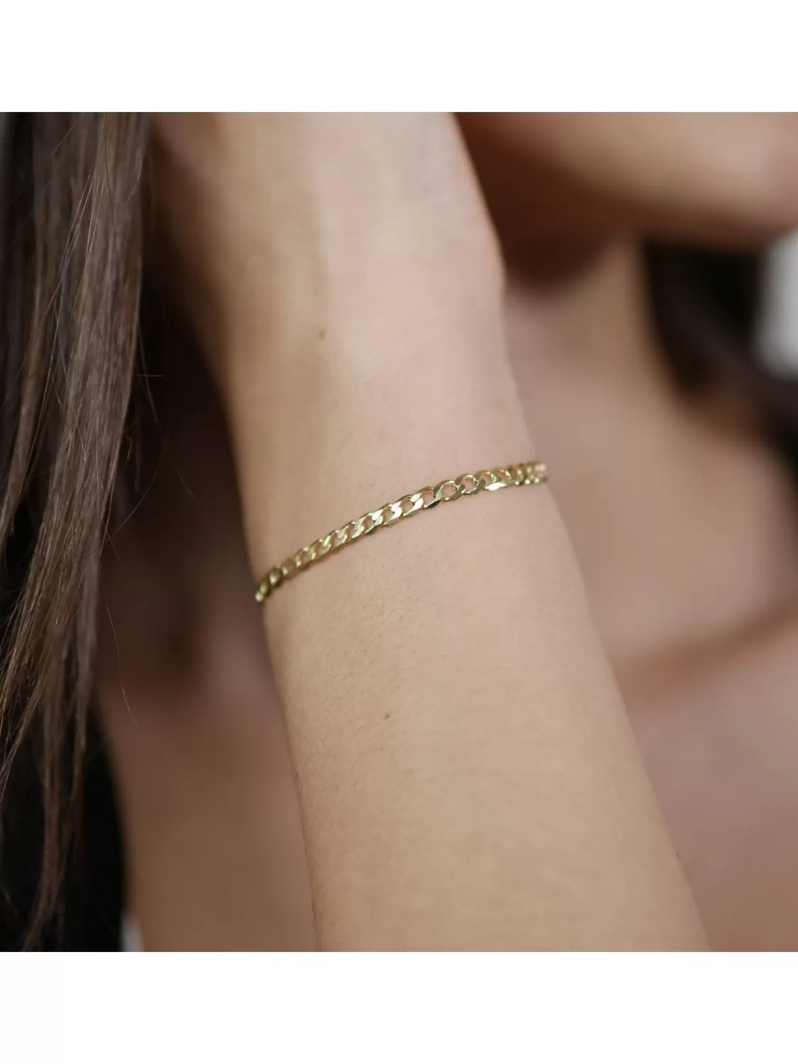 trendor Damen Panzer-Armband Gold 333 (8 Karat) 3,9 Mm Breit | Damenschmuck