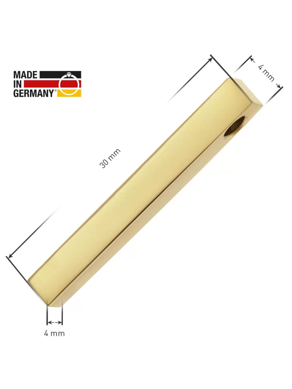 trendor Damen Schmuck-Anhanger Gold 375 / 9K Mit Goldplattierter Kette | Damenschmuck