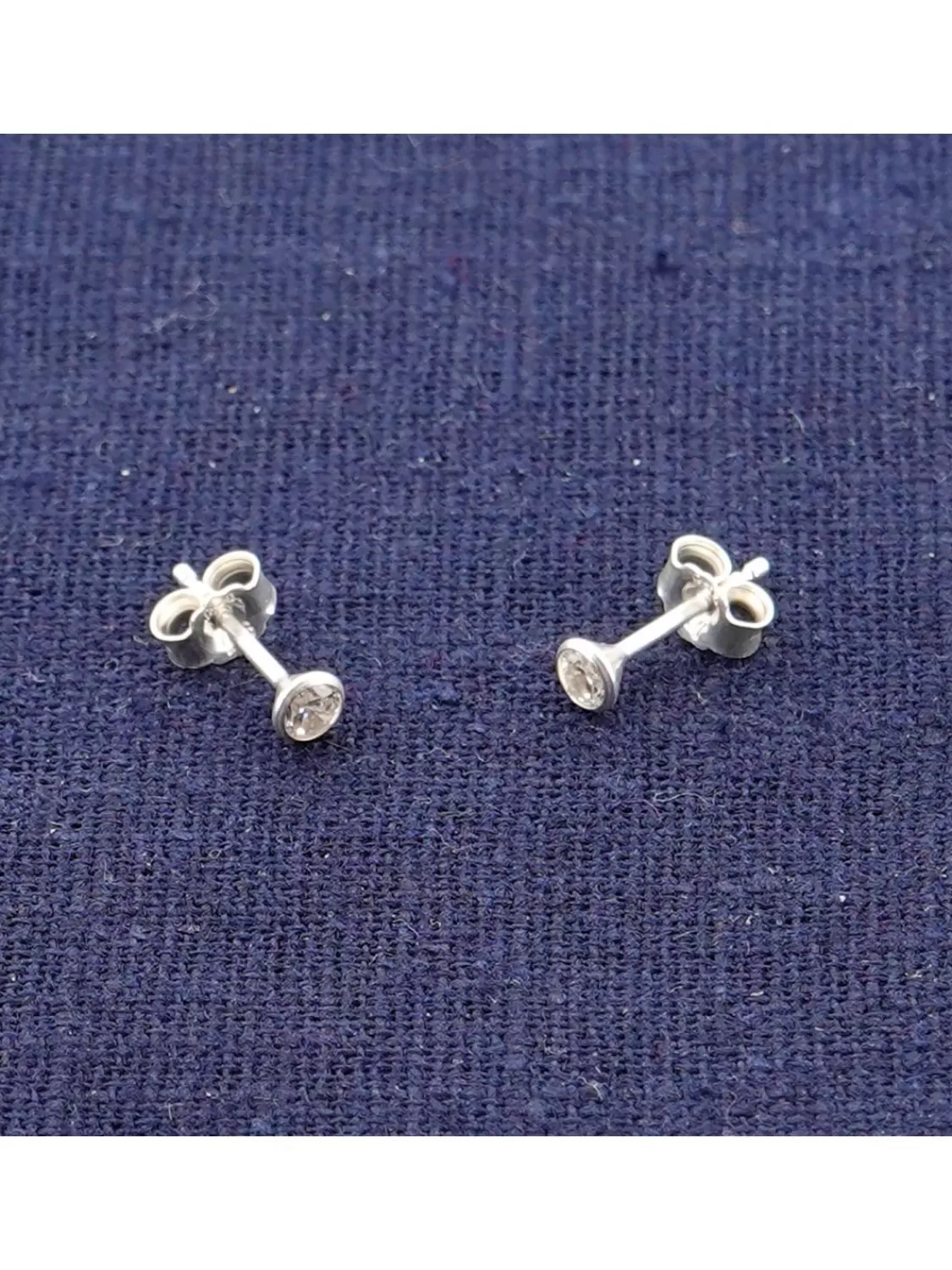 trendor Damen Und Herren Ohrringe 925 Silber Zirkonia-Ohrstecker 3,5 Mm | Herrenschmuck
