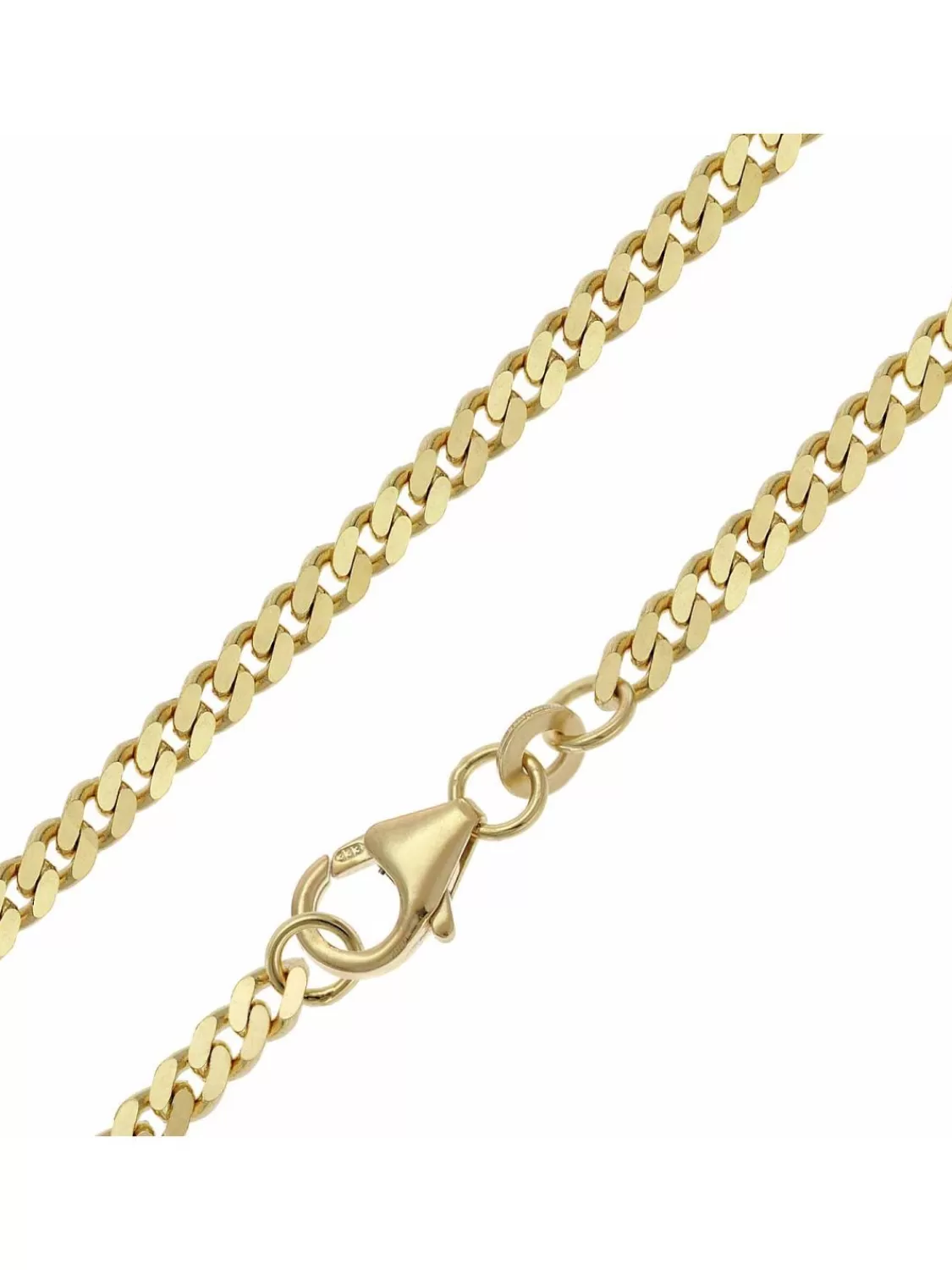trendor Damen-Armband Gold 333 / 8K Panzerarmband 3,4 Mm Breit | Damenschmuck