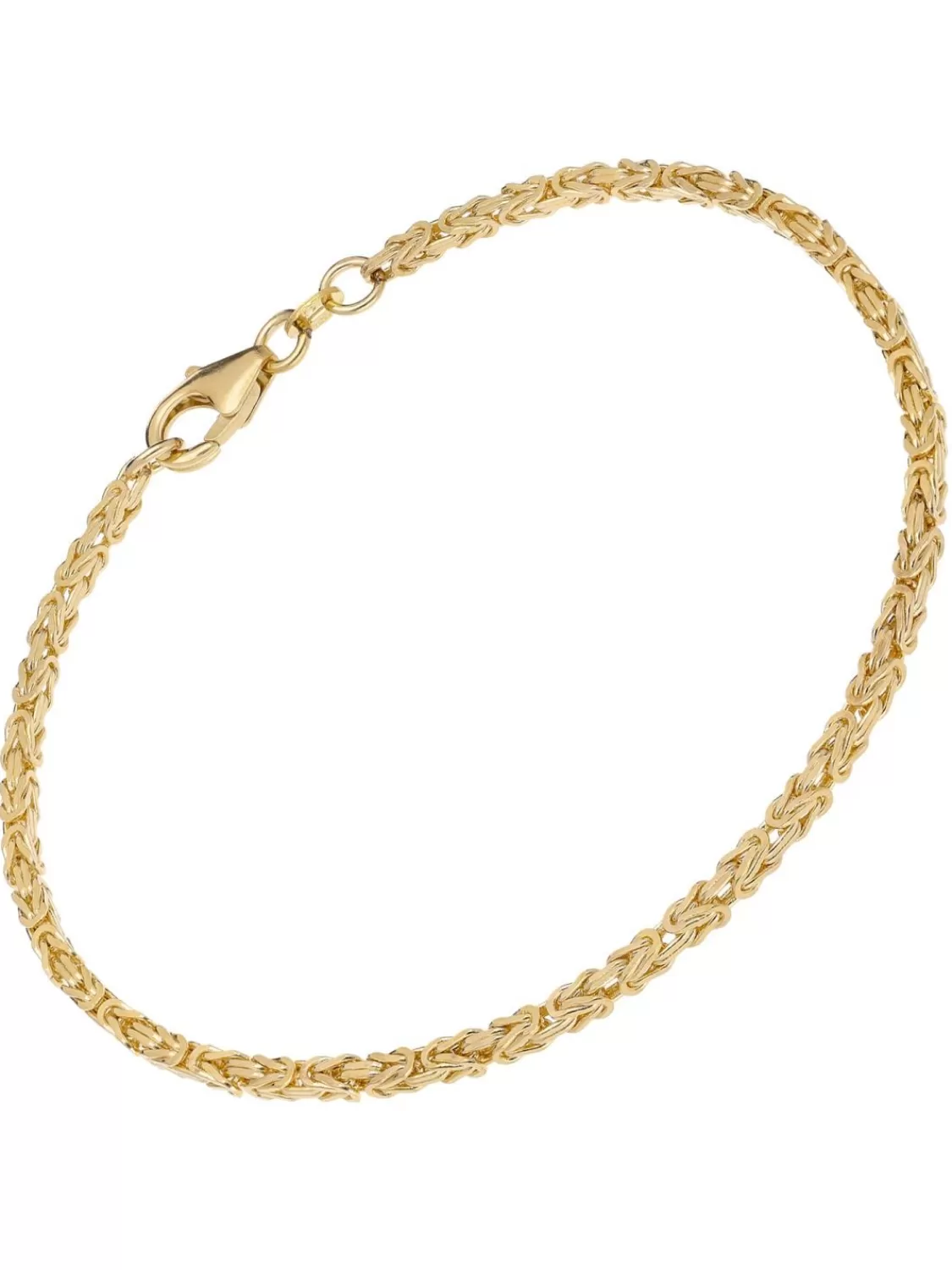 trendor Damen-Armband Konigskette Gold 585 / 14K Breite 2 Mm | Damenschmuck