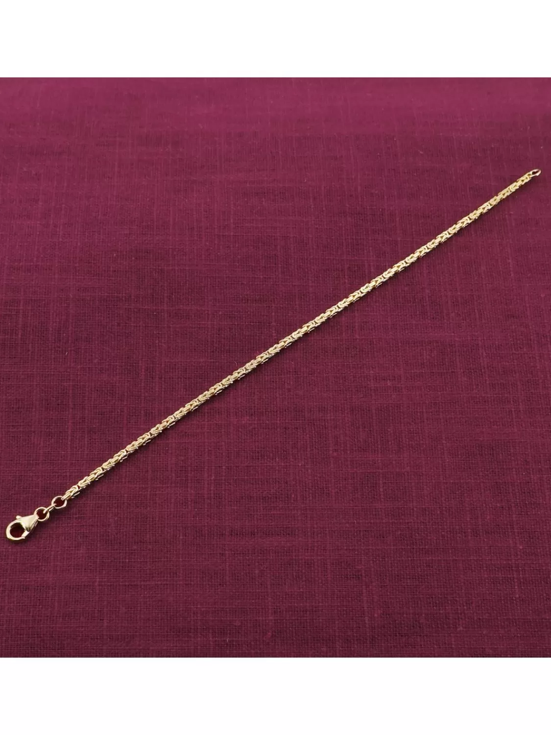 trendor Damen-Armband Konigskette Gold 585 / 14K Breite 2 Mm | Damenschmuck