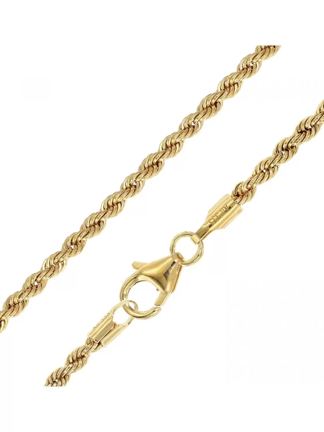 trendor Damen-Halskette 333 Gold / 8 Karat Kordelkette 45 Cm | Damenschmuck