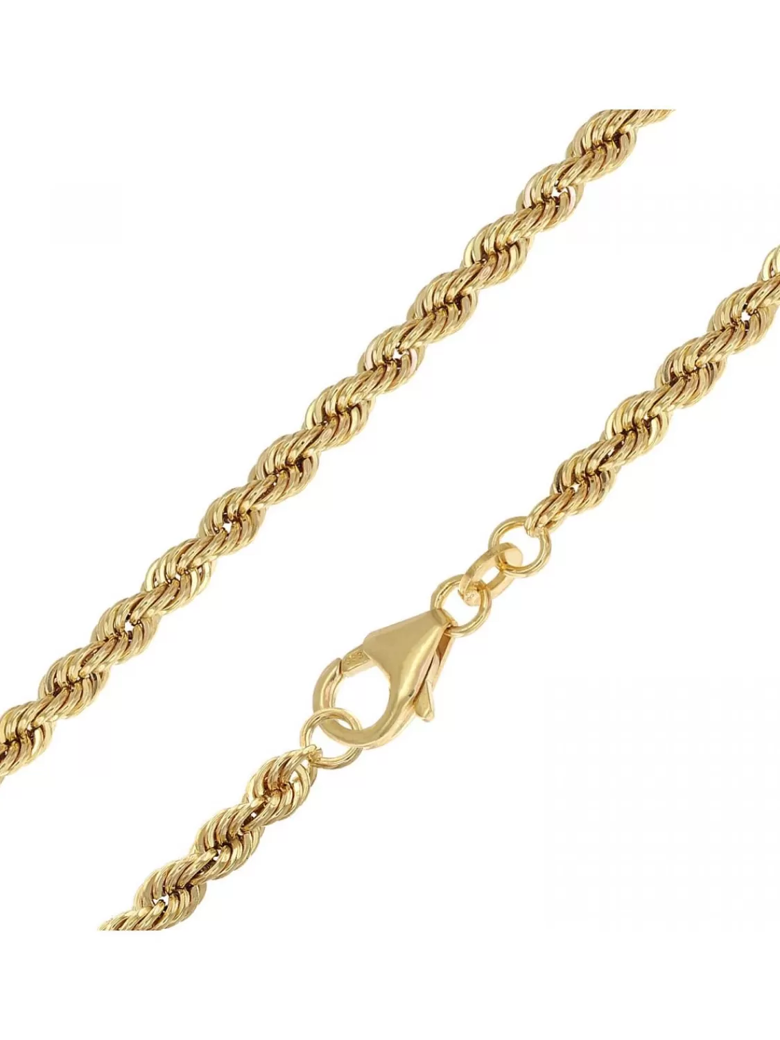 trendor Damen-Kette 333 Gold / 8 Karat Kordelkette 45 Cm Lang | Damenschmuck