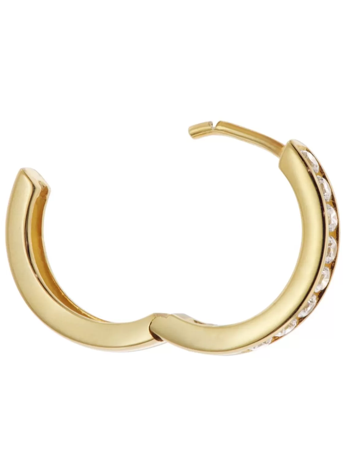 trendor Damen-Ohrringe 925 Silber Vergoldet Creolen O 18 Mm | Damenschmuck