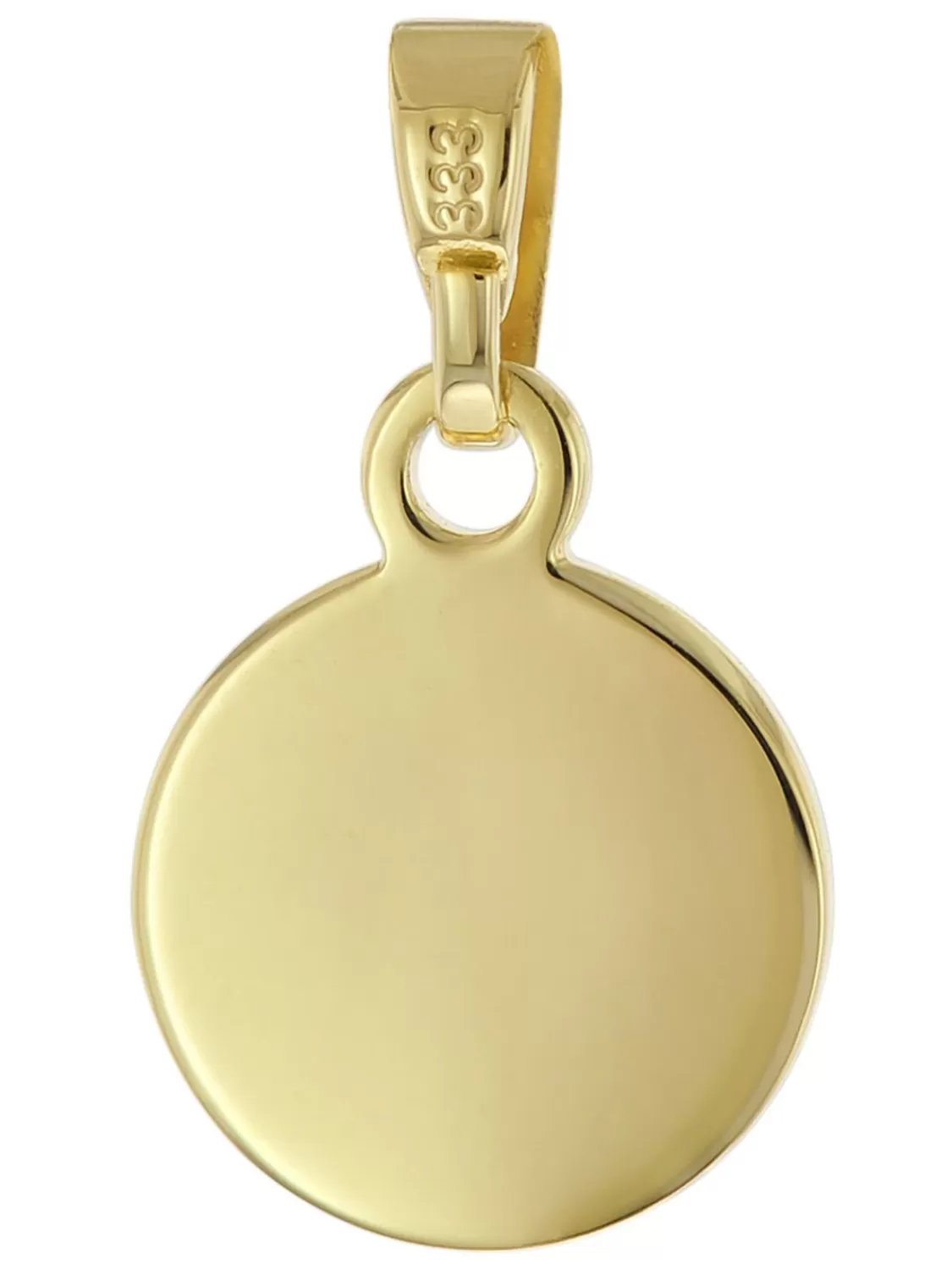 trendor Engel-Anhanger Gold 333 Mit Vergoldeter Silber-Kette Fur Kinder | Kinderschmuck
