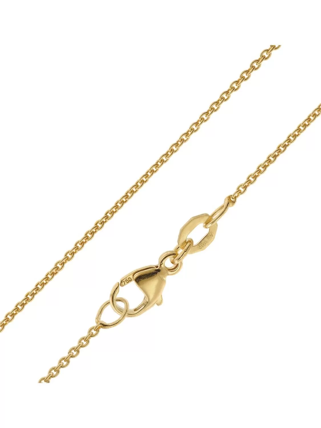trendor Feine Ankerkette 18 Karat Gold 750 Halskette Breite 1,1 Mm | Damenschmuck