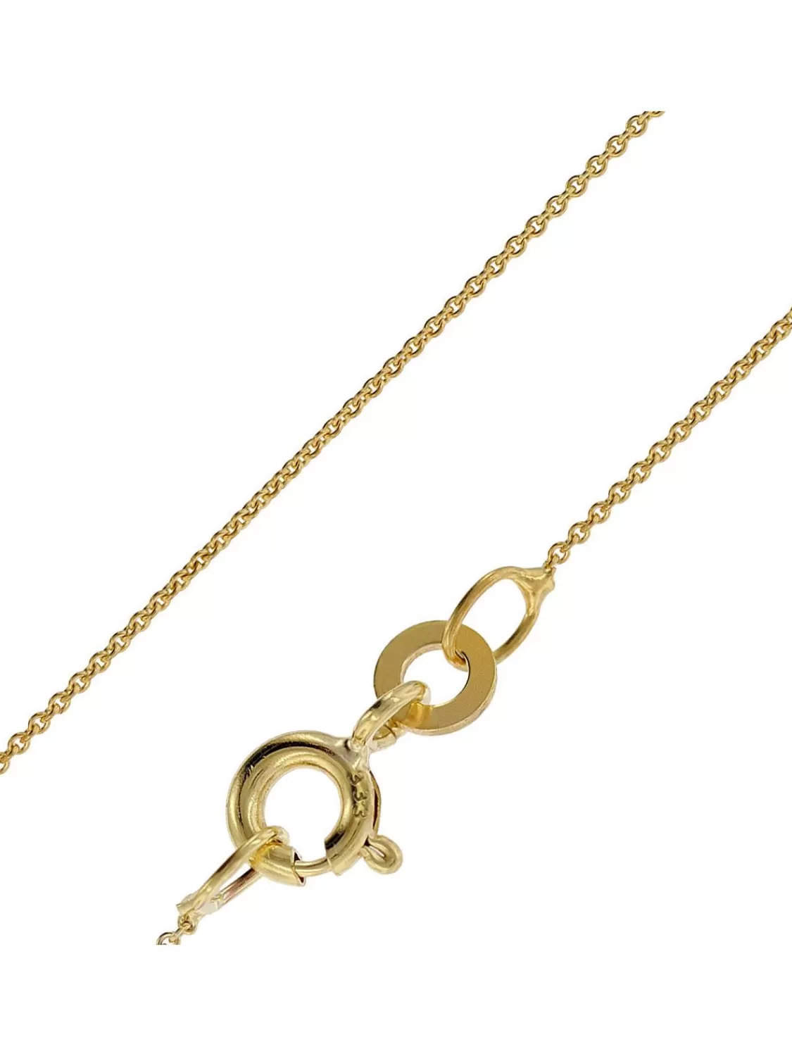 trendor Feine Ankerkette 333 Gold (8 Karat) Halskette 0,8 Mm | Damenschmuck