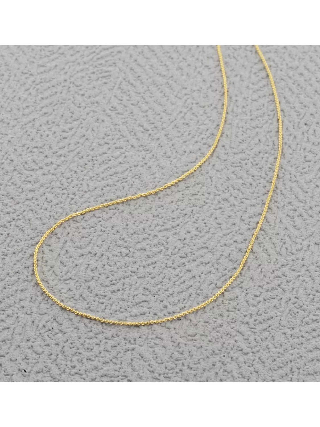 trendor Feine Ankerkette 333 Gold (8 Karat) Halskette 0,8 Mm | Damenschmuck