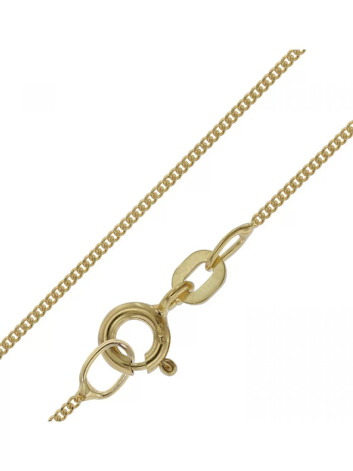 trendor Feine Panzerkette Fur Anhanger 585 Gold Flachpanzer 0,8 Mm | Damenschmuck