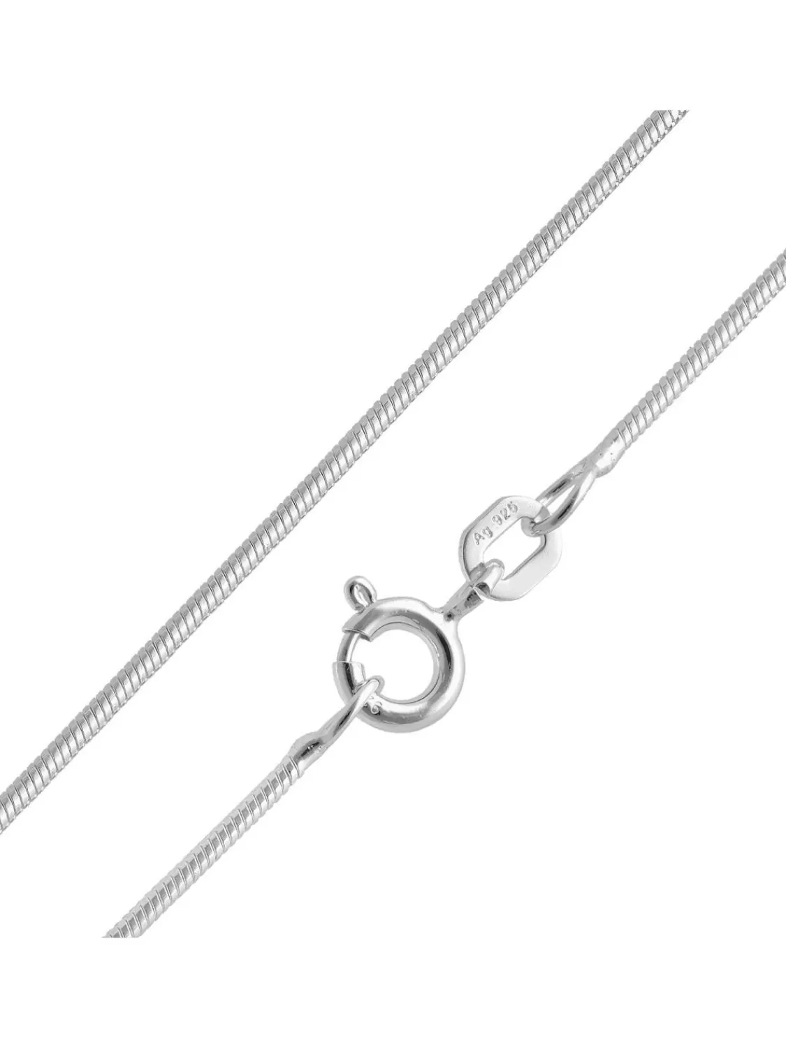 trendor Feine Schlangenkette 925 Silber Kette Damen 1,1 Mm Halskette | Damenschmuck