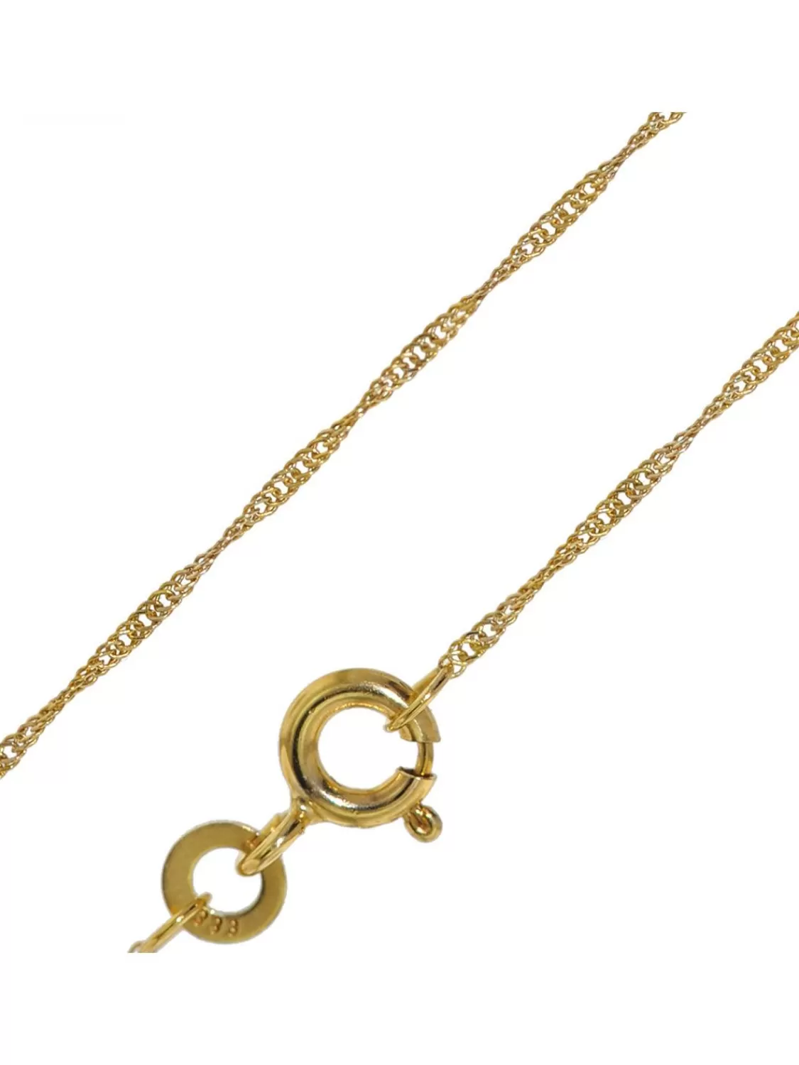 trendor Feine Singapur-Kette 333 Gold (8 Karat) 1,0 Mm Breit | Damenschmuck