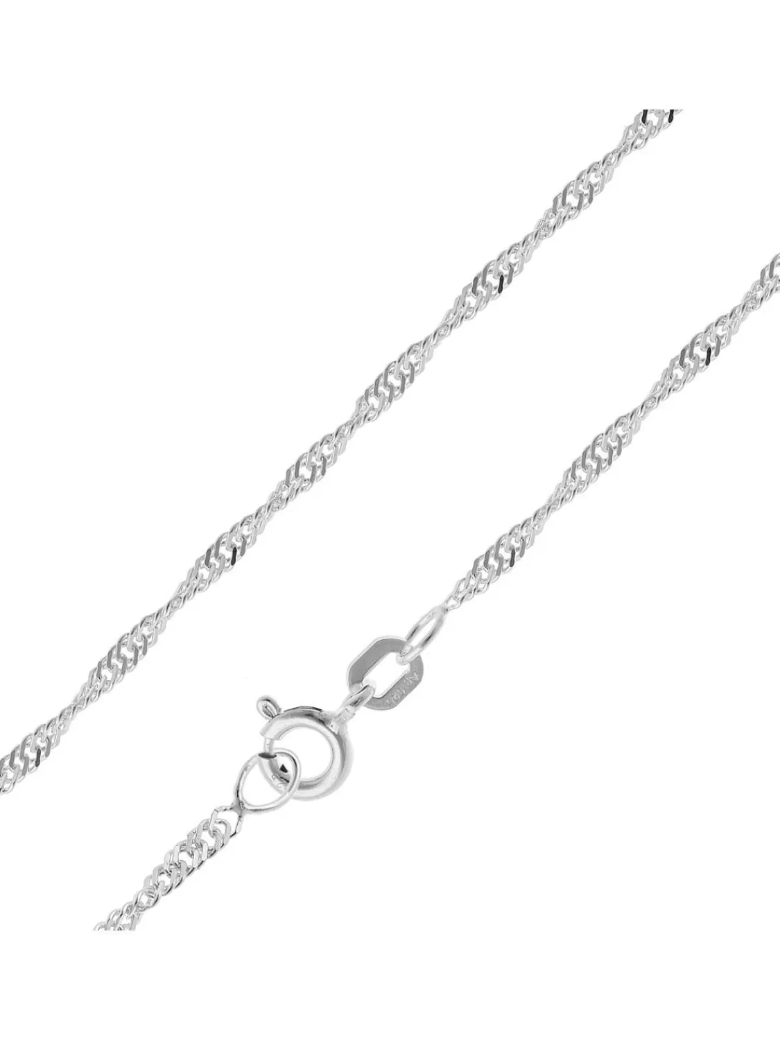 trendor Feine Singapur-Kette 925 Silber Kette Damen 1,8 Mm Halskette | Damenschmuck
