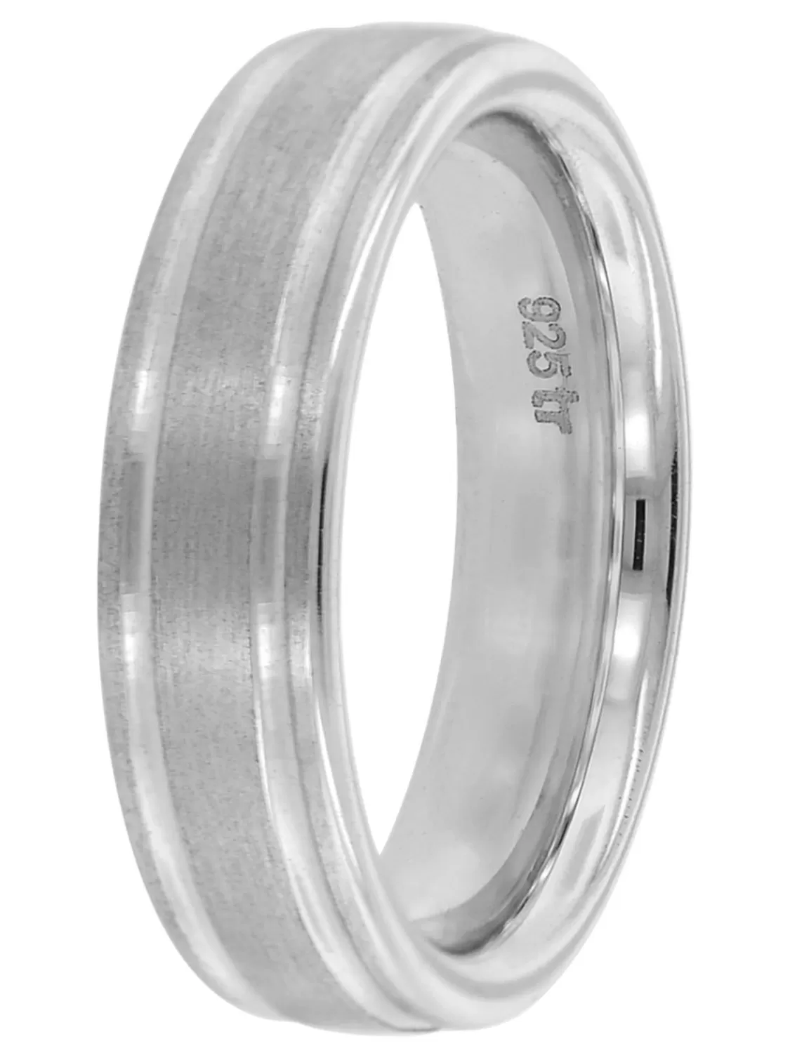 trendor Freundschaftsring Fur Damen Und Herren Silber 925 Breite 5 Mm | Herrenschmuck
