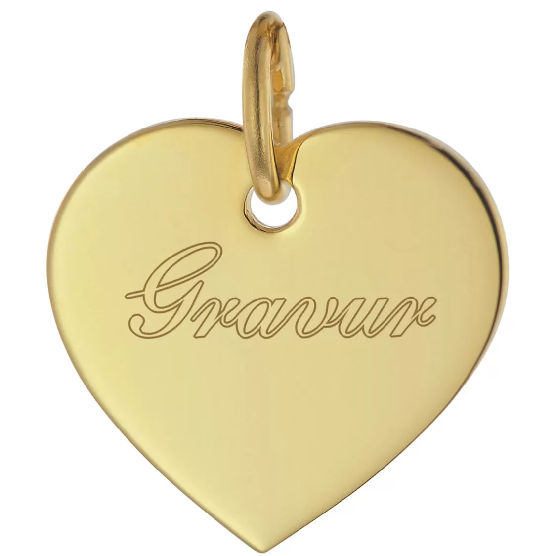 trendor Gravur Anhanger Fur Damen Gold 333 (8 Kt) Herz Mit Namen | Damenschmuck