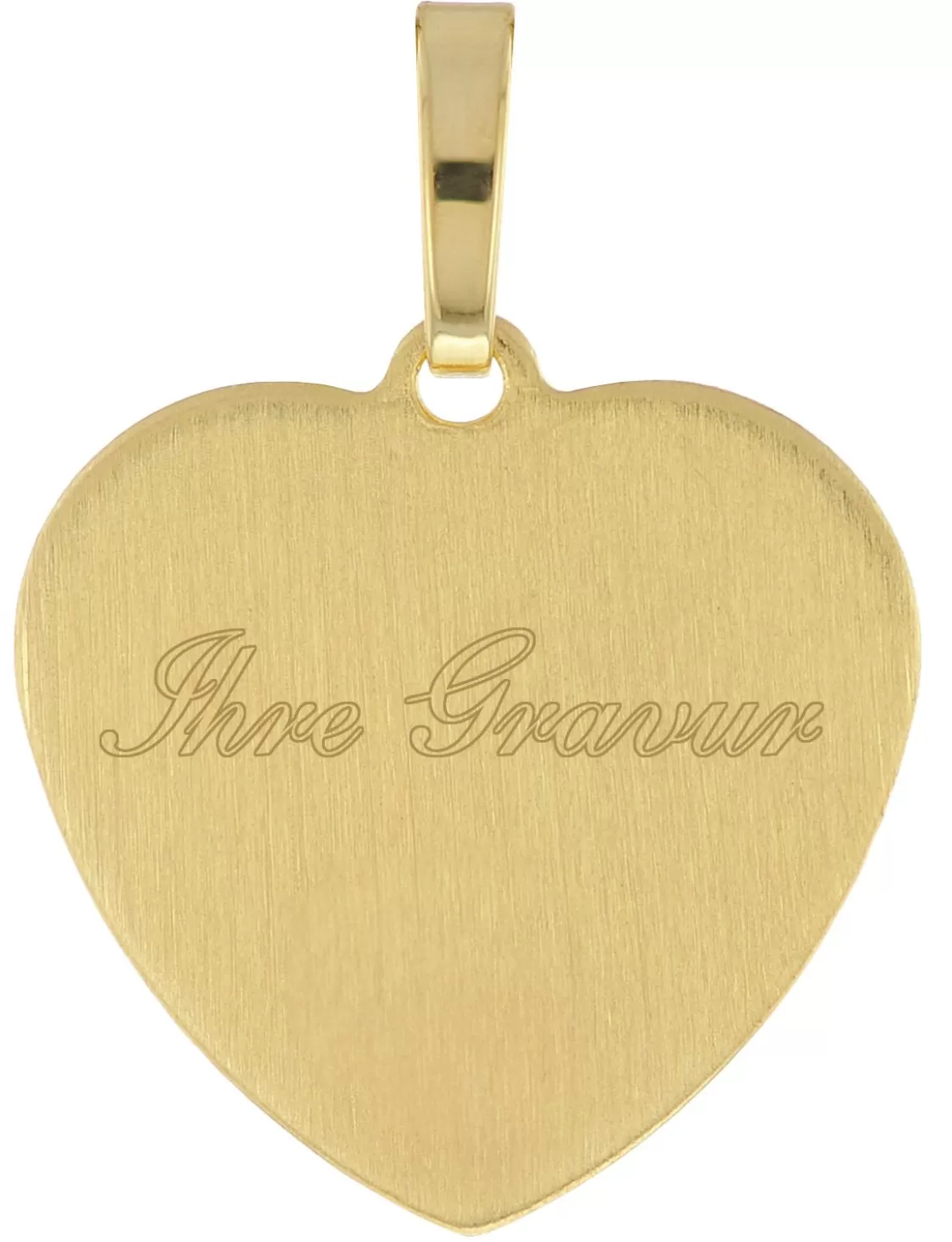 trendor Gravur-Anhanger Fur Kinder Gold Auf Silber 925 Herz Mit Namen | Kinderschmuck