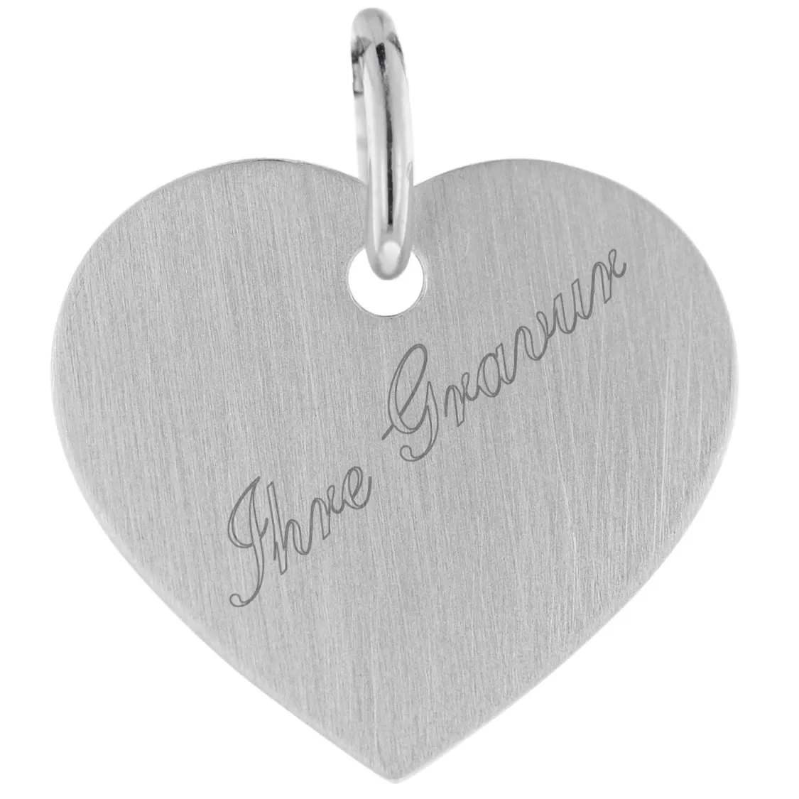 trendor Gravur-Anhanger Fur Kinder Weisgold 333 (8 Karat) Herz 14 Mm | Kinderschmuck