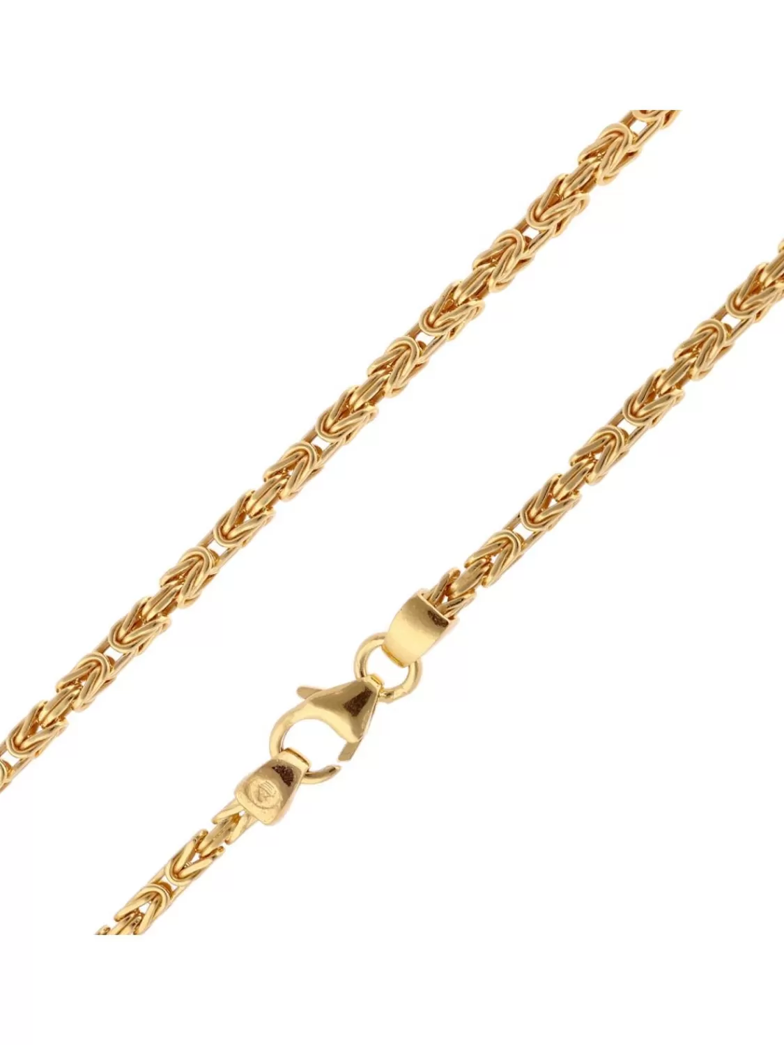 trendor Halskette 925 Silber Vergoldet Konigskette Breite 2,0 Mm | Herrenschmuck