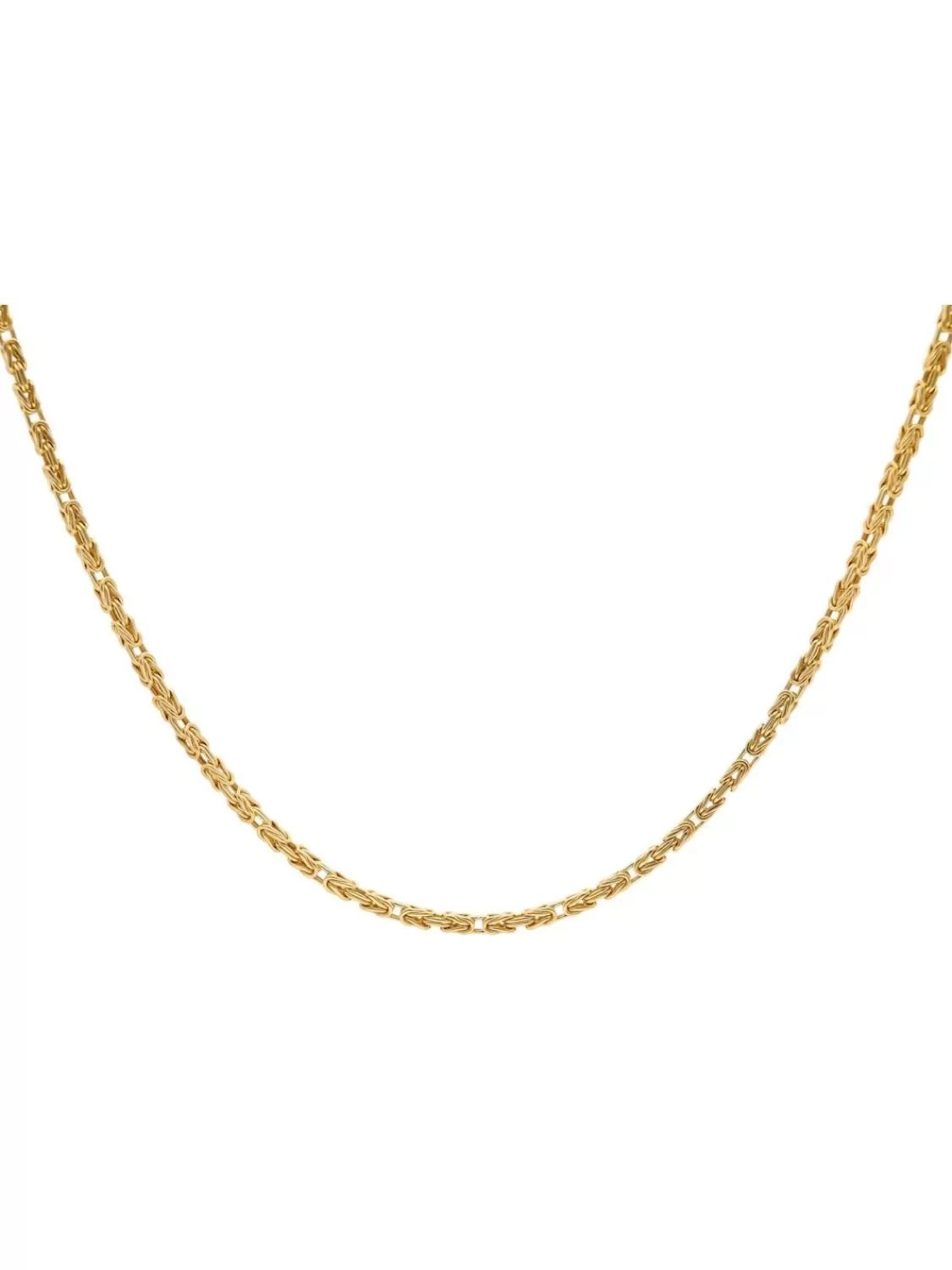trendor Halskette 925 Silber Vergoldet Konigskette Breite 2,0 Mm | Herrenschmuck