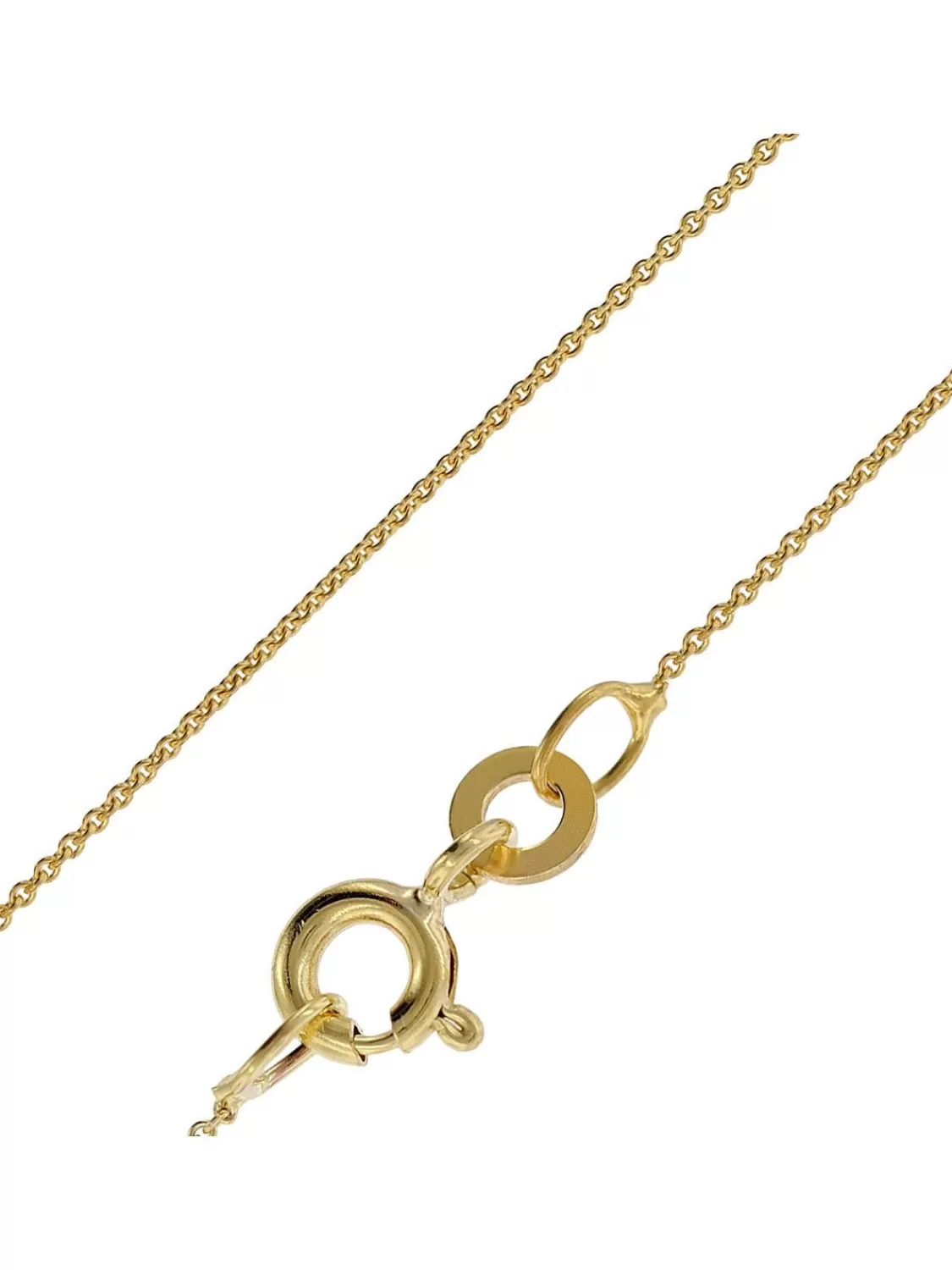 trendor Halskette Fur Anhanger 14 Karat Gold 585 Ankerkette 0,8 Mm Breit | Herrenschmuck