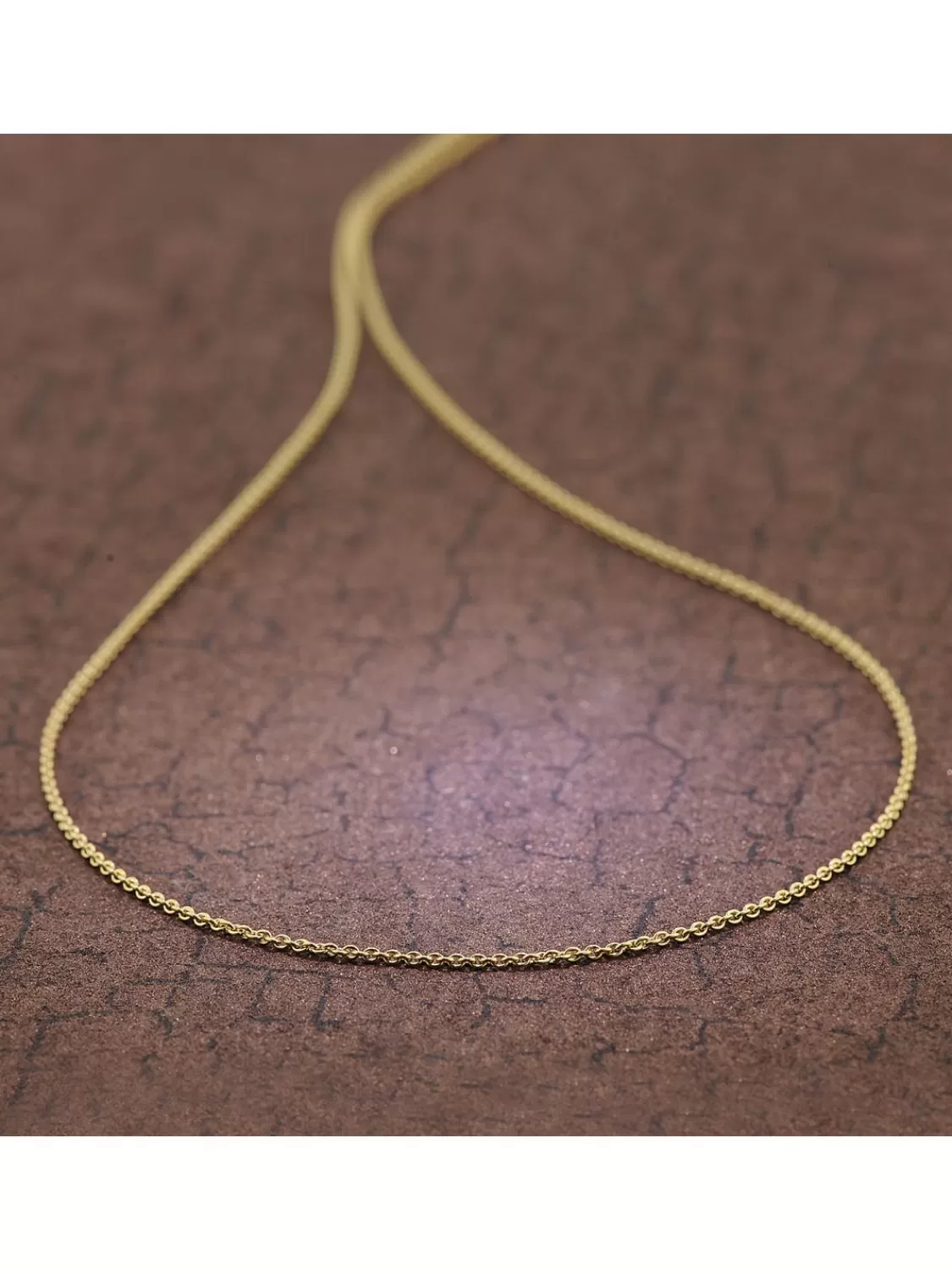 trendor Halskette Fur Anhanger Gold 585/ 14K Rundanker-Kette 1,1 Mm | Damenschmuck