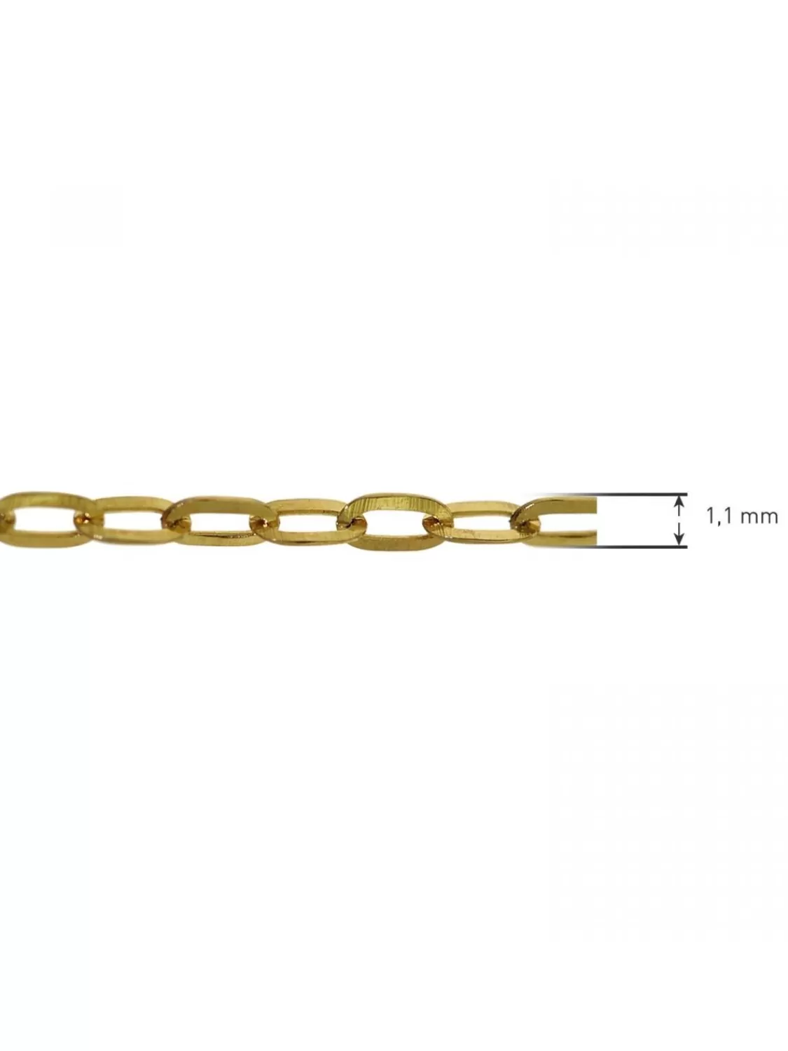 trendor Halskette Fur Frauen Gold 333 (8 Karat) Flachanker 1,1 Mm | Damenschmuck