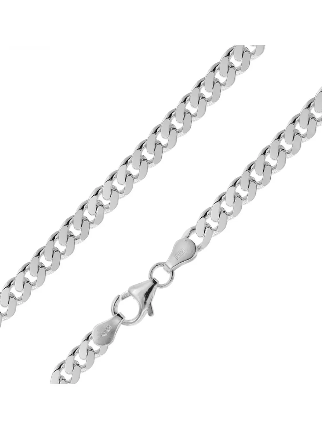 trendor Halskette Fur Herren Silber 925 Panzer 5 Mm Breit | Herrenschmuck
