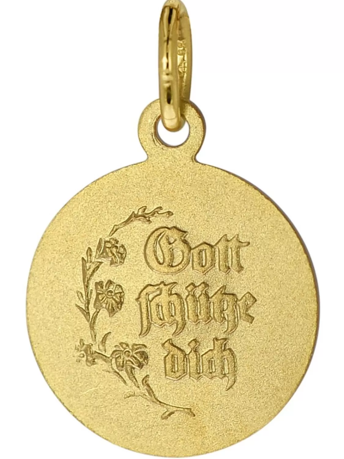 trendor Halskette Fur Kinder Engel Gold 585 (14 Karat) Vergoldete Kette | Kinderschmuck