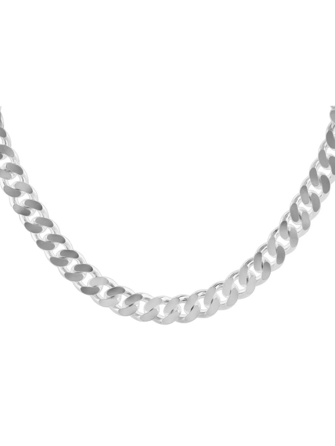 trendor Halskette Fur Manner 925 Silber Flachpanzer Breite 6,9 Mm | Herrenschmuck