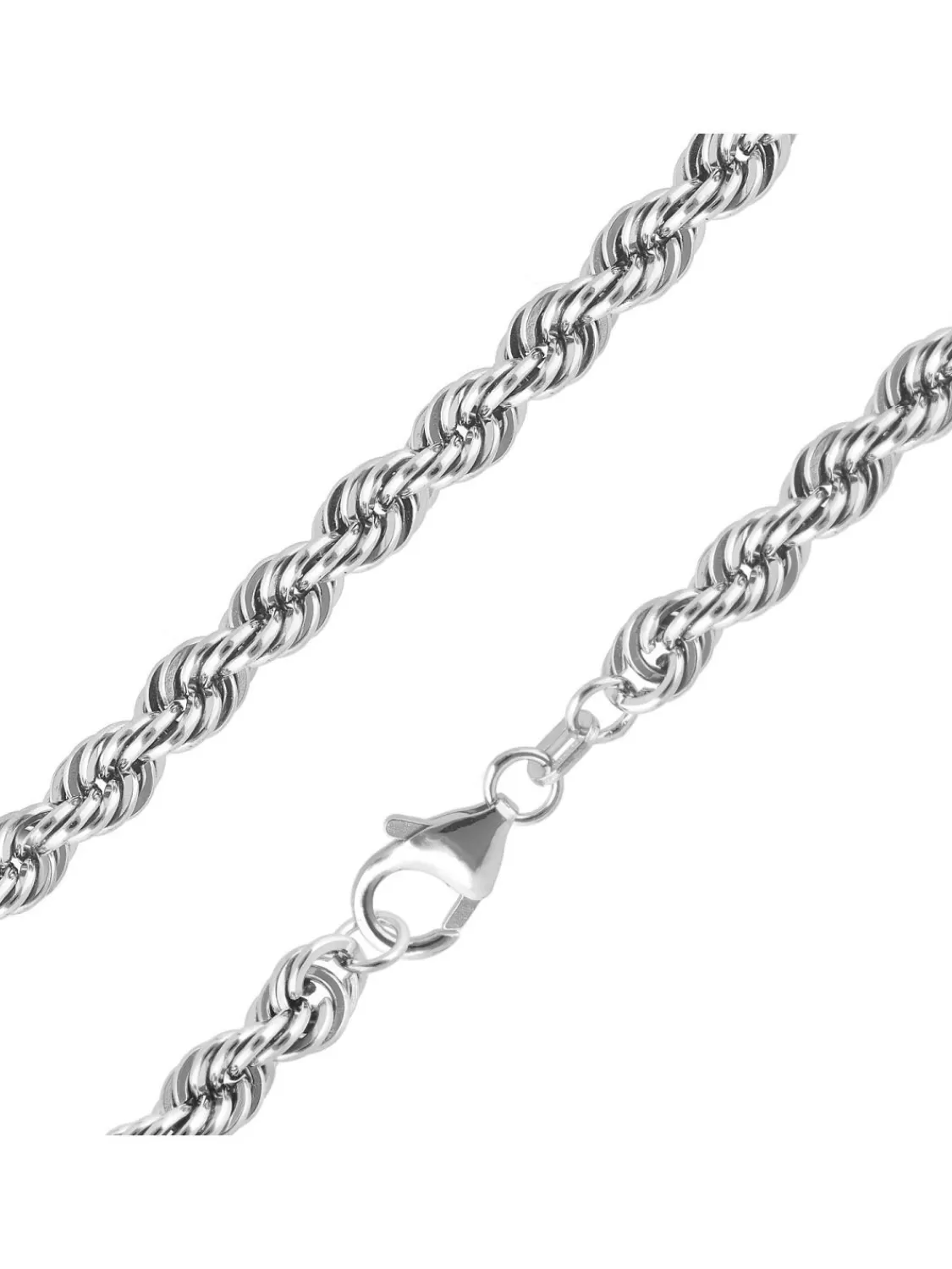 trendor Halskette Kordel Massiv Silber 925 Breite 5,5 Mm Lange 50 Cm | Herrenschmuck