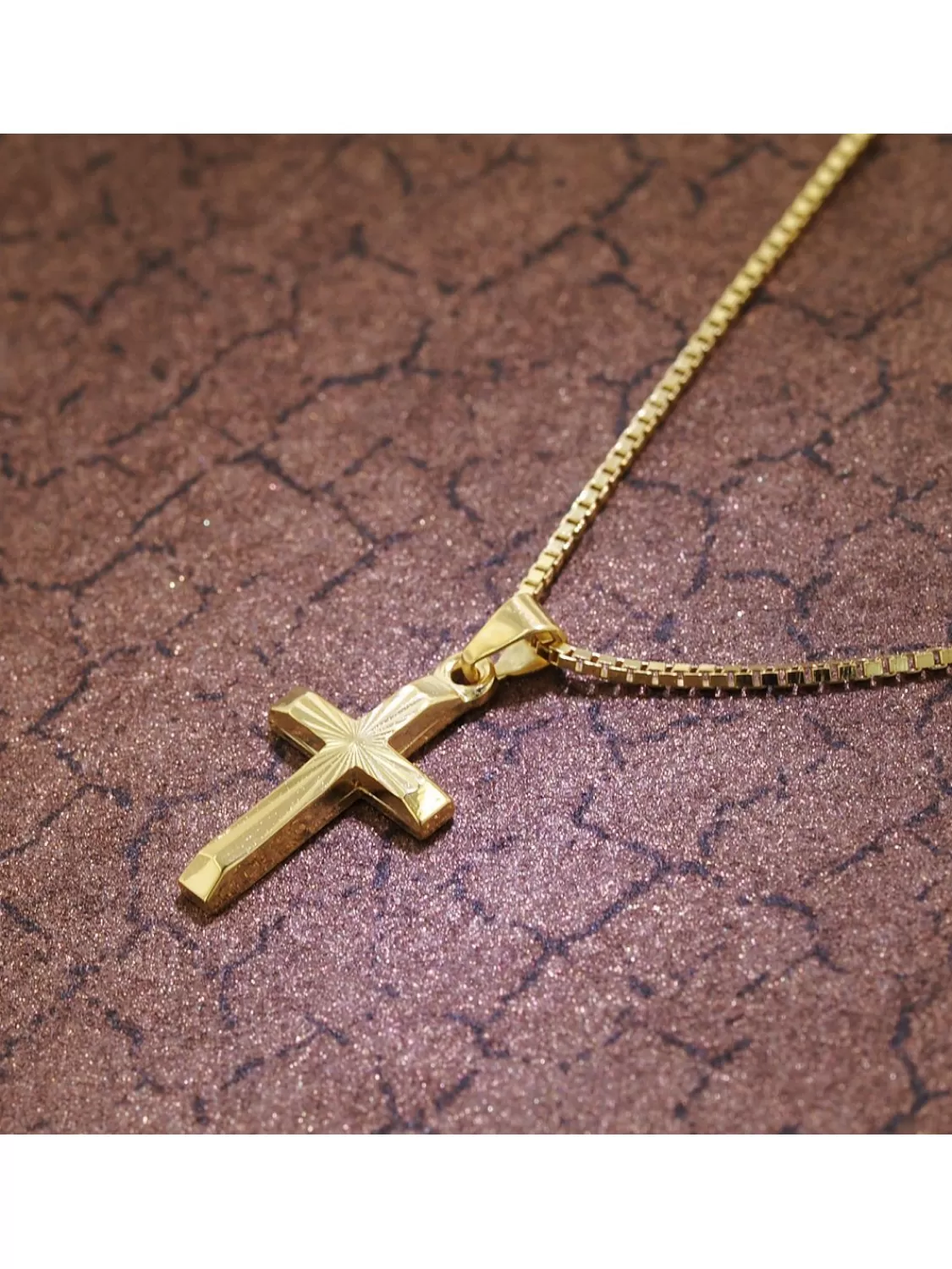 trendor Halskette Mit Kreuz Fur Kinder Gold 333/8 Karat | Kinderschmuck