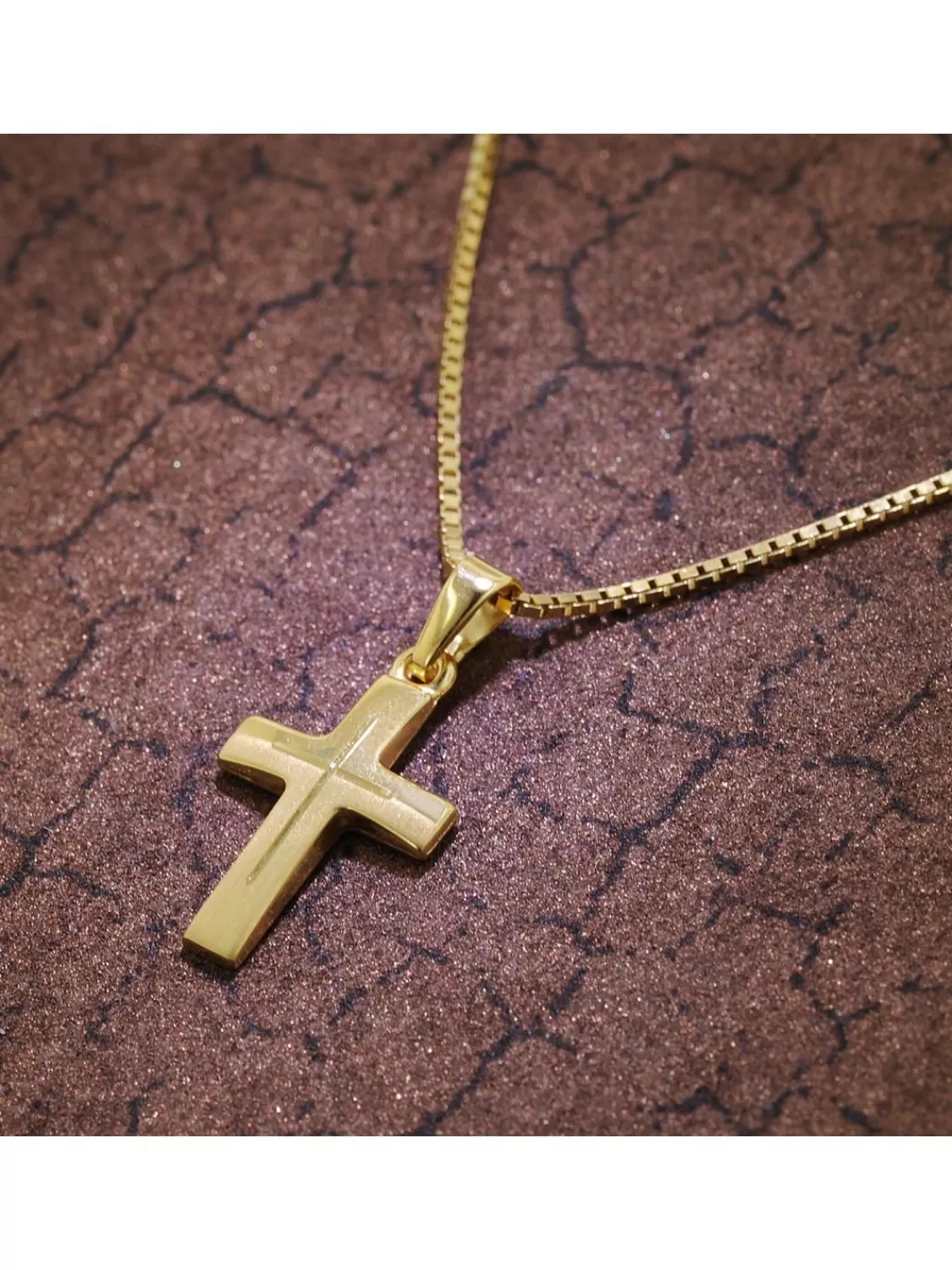 trendor Halskette Mit Kreuz Fur Kinder Gold 333/8 Karat | Kinderschmuck