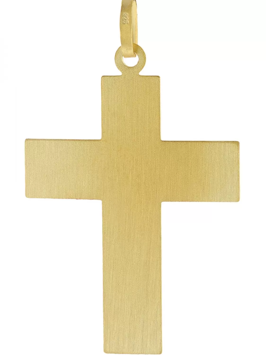 trendor Halskette Mit Kreuz Gold Auf Silber 925 Manner-Collier | Herrenschmuck