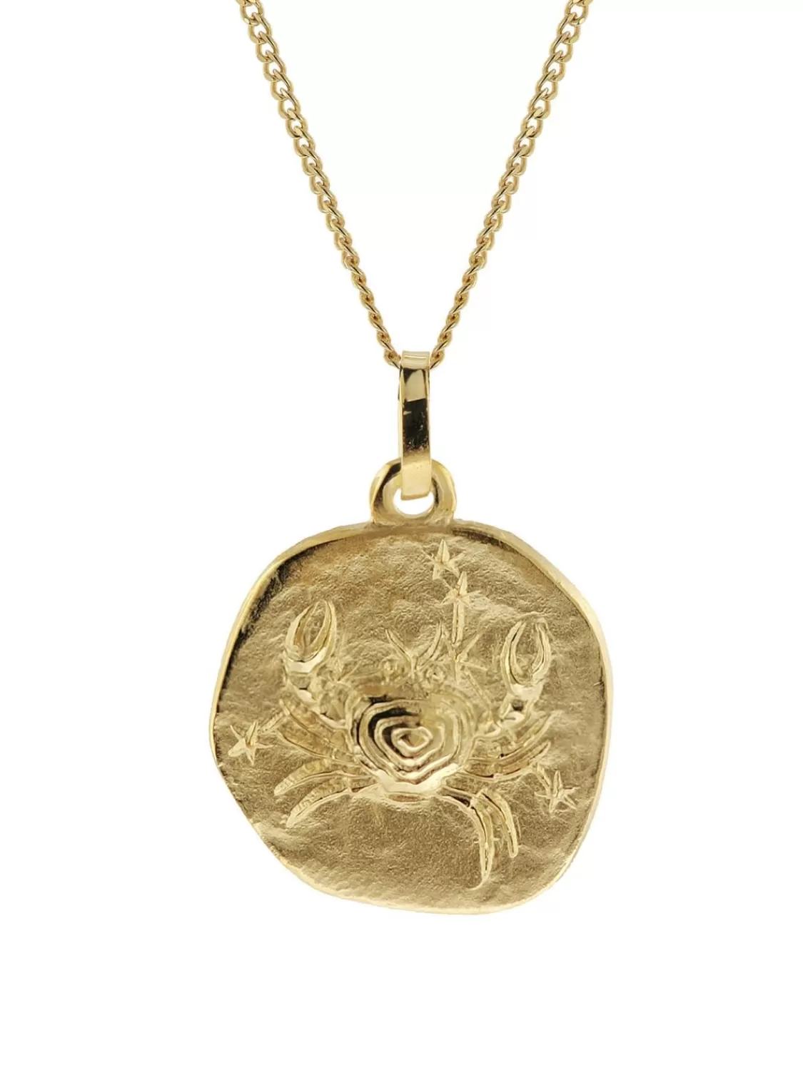 trendor Halskette Mit Sternzeichen Krebs Gold 333/8K O 16 Mm | Herrenschmuck
