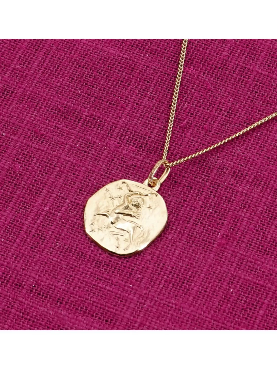 trendor Halskette Mit Sternzeichen Schutze Gold 333/8K O 16 Mm | Herrenschmuck